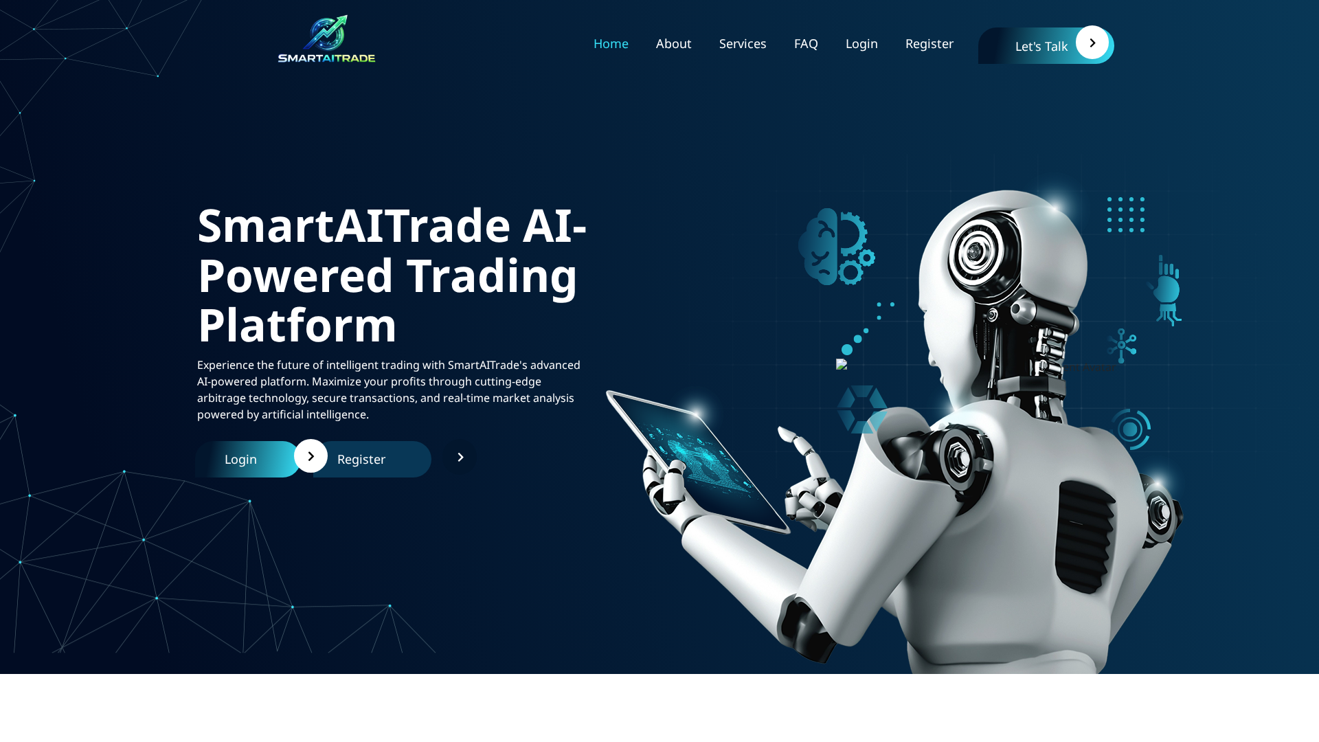 Screenshot of smartaitrade.live