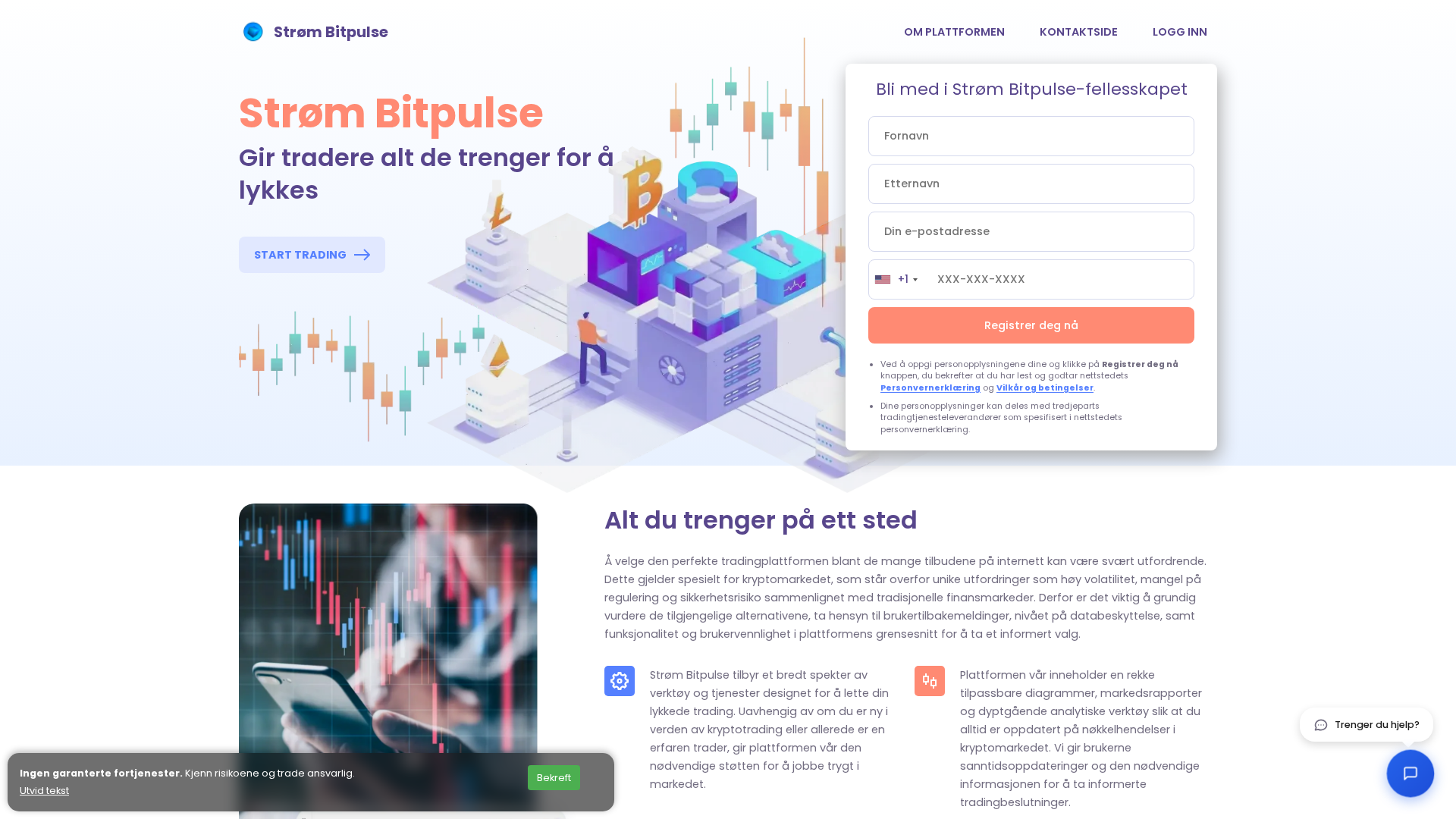 Screenshot of strombitpulseai.net
