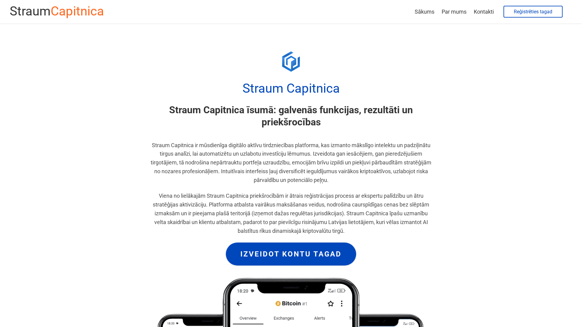 Screenshot of straumcapitnica-ai.com