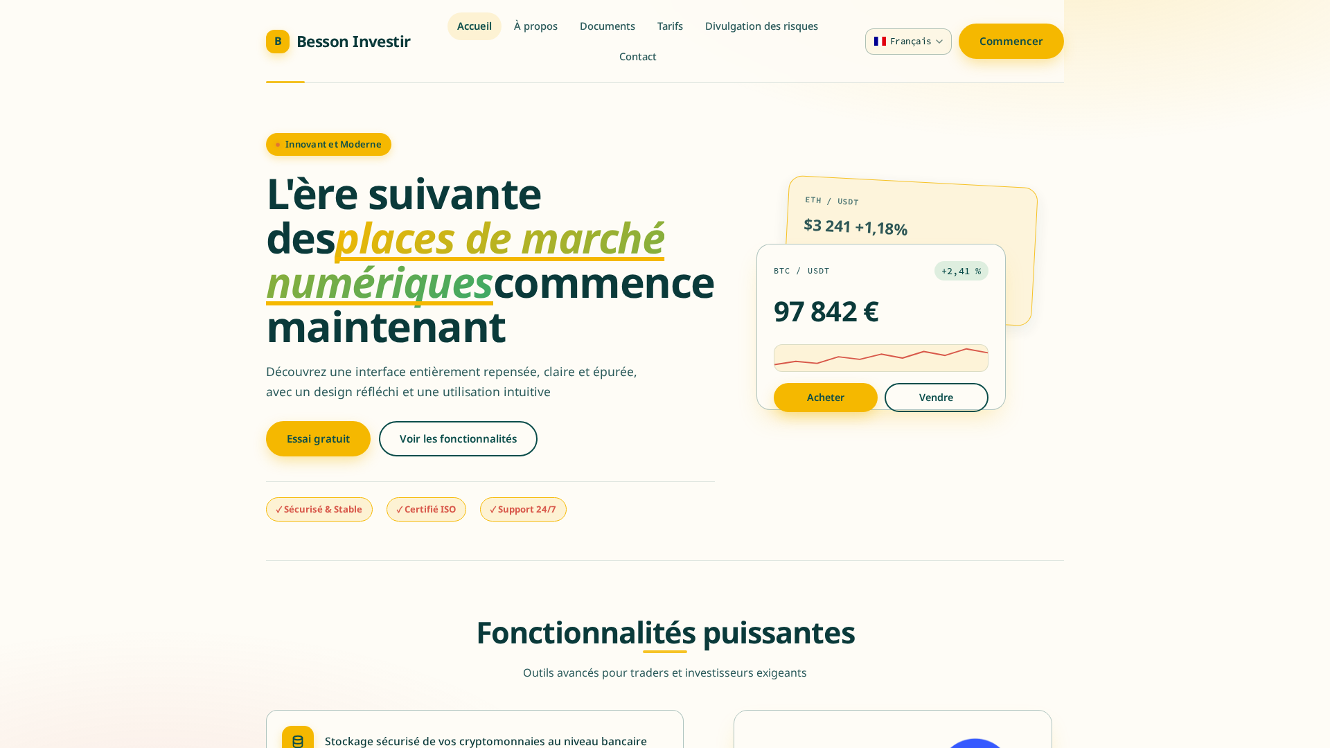 Screenshot of besson-investir.net