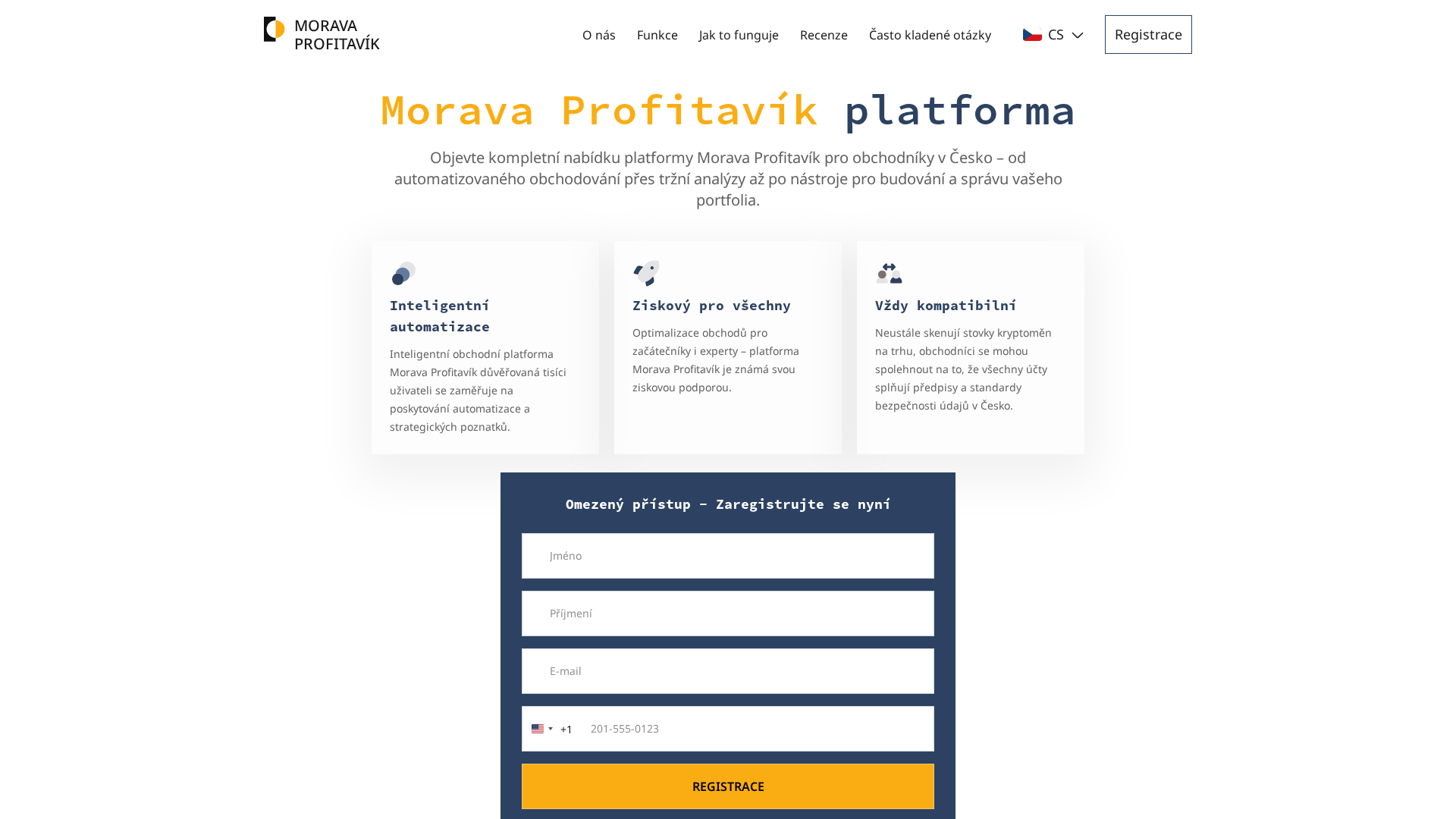 Screenshot of morava-profitavik.com