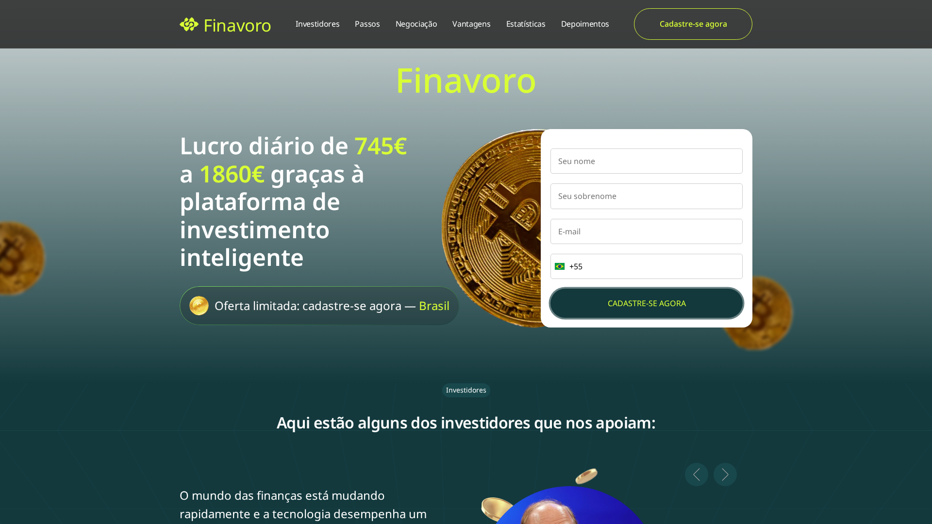 Screenshot of finavoro.org