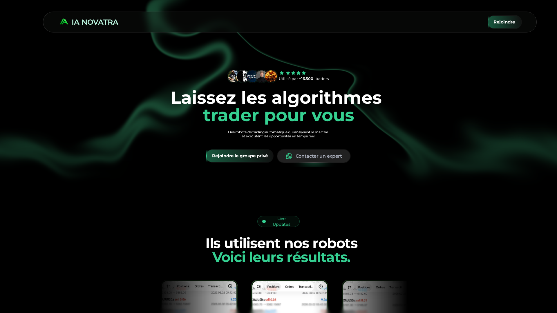 Screenshot of ianovatra.com