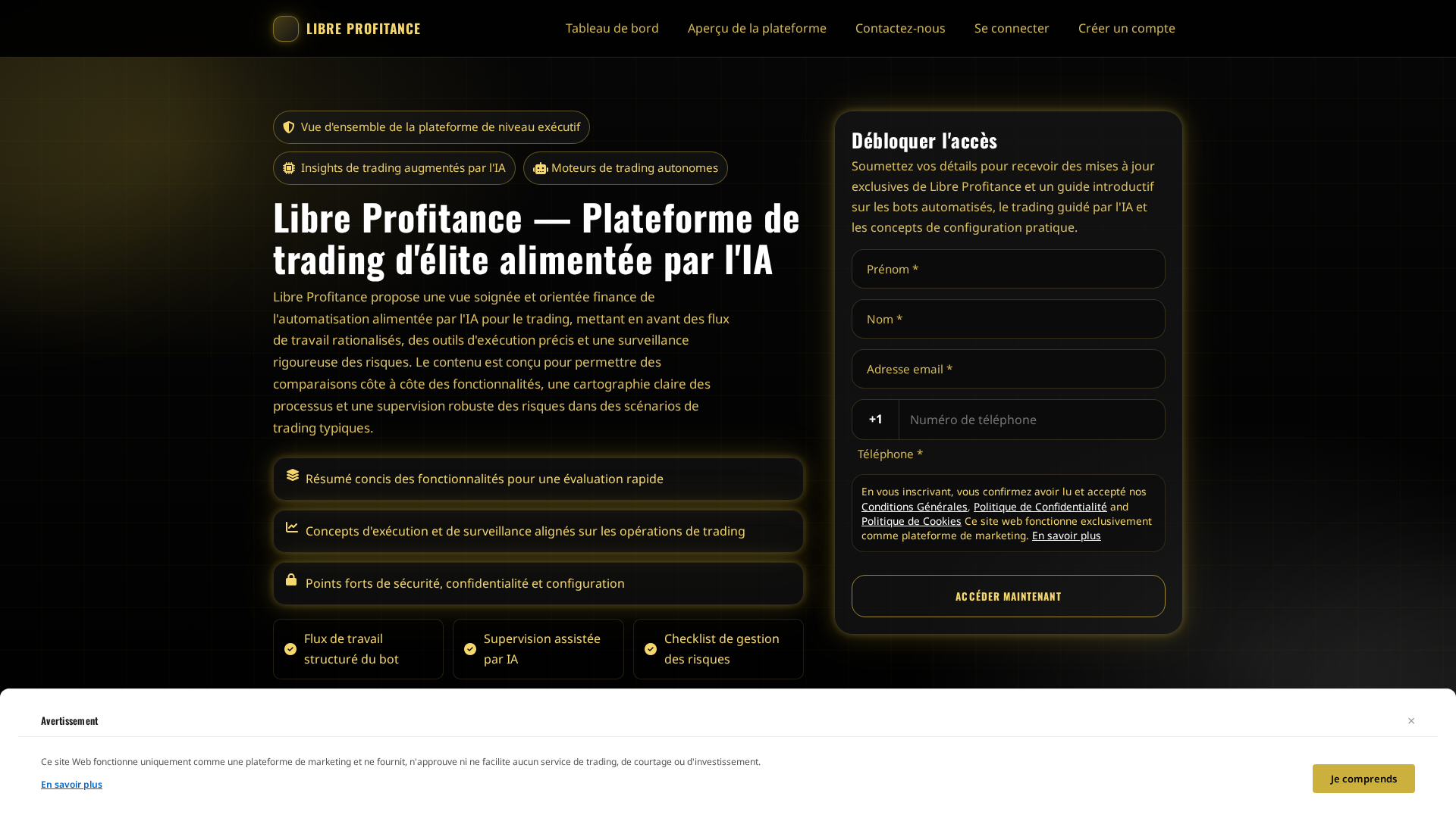 Screenshot of libreprofitance.click