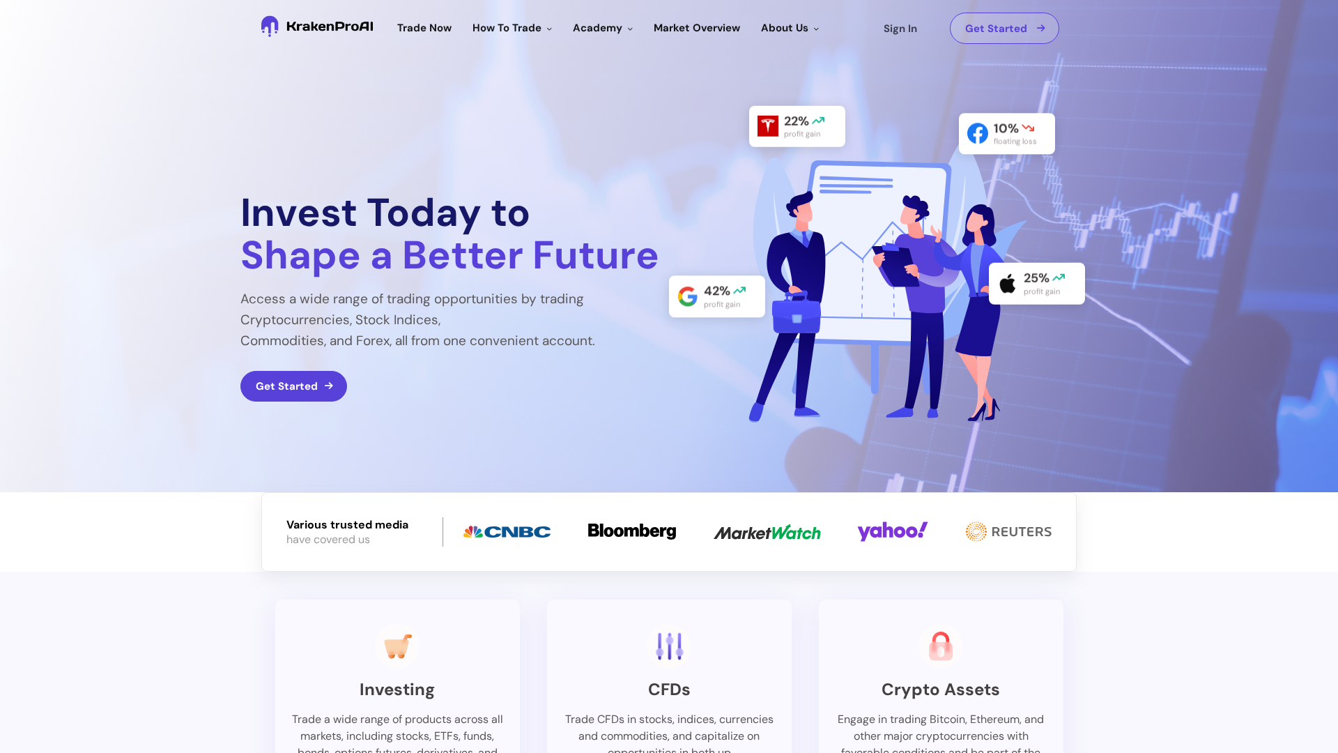 Screenshot of krakenxe.com