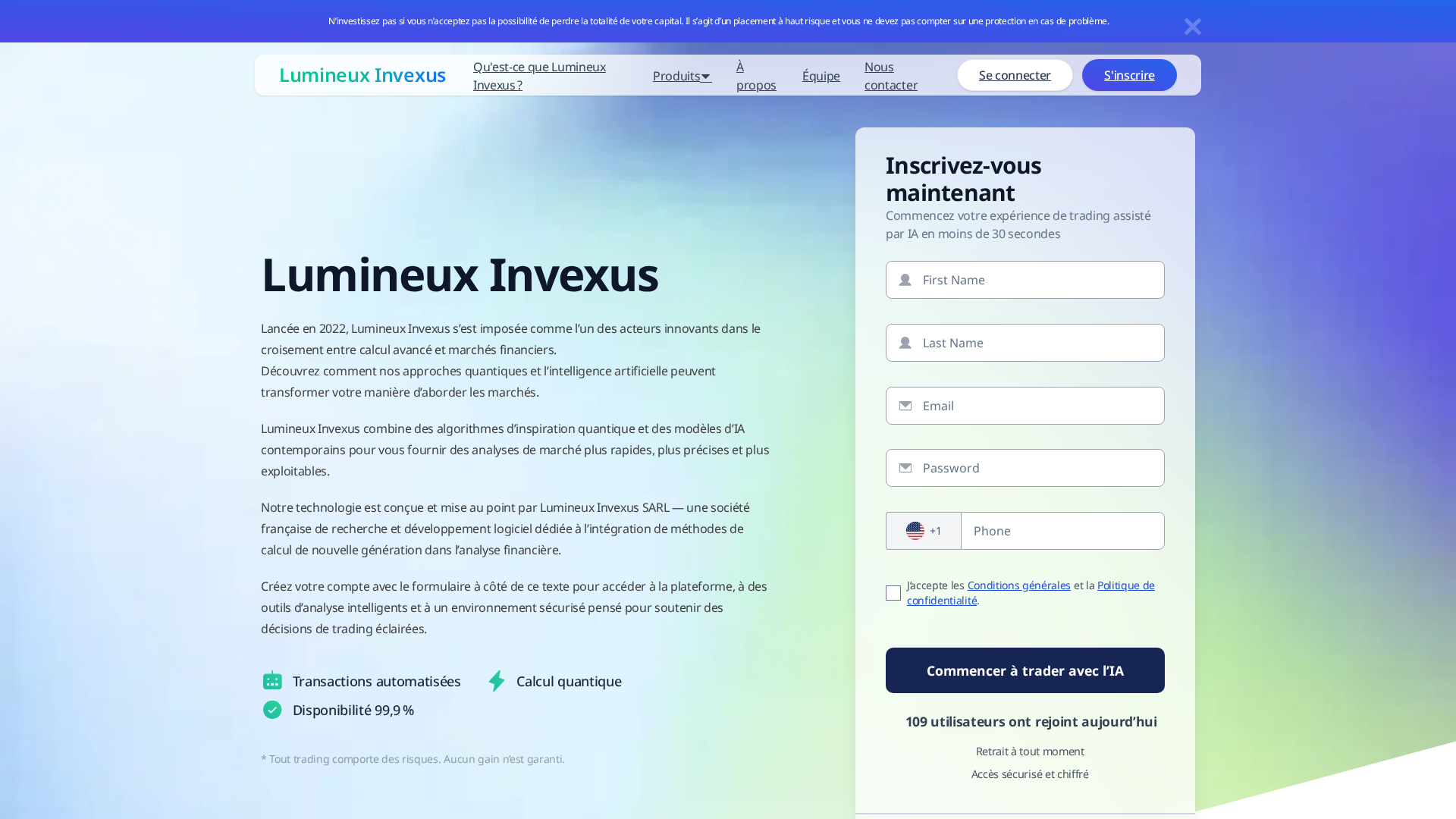 Screenshot of lumineuxunvexusfr.shop