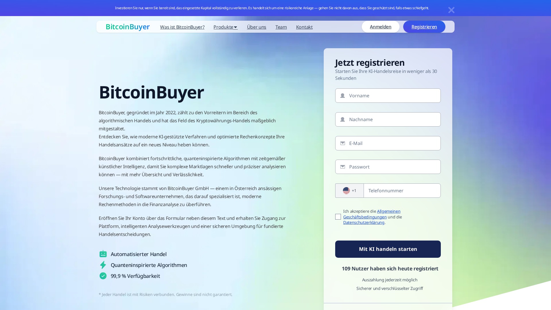 Screenshot of bitcoinbuyerat.shop