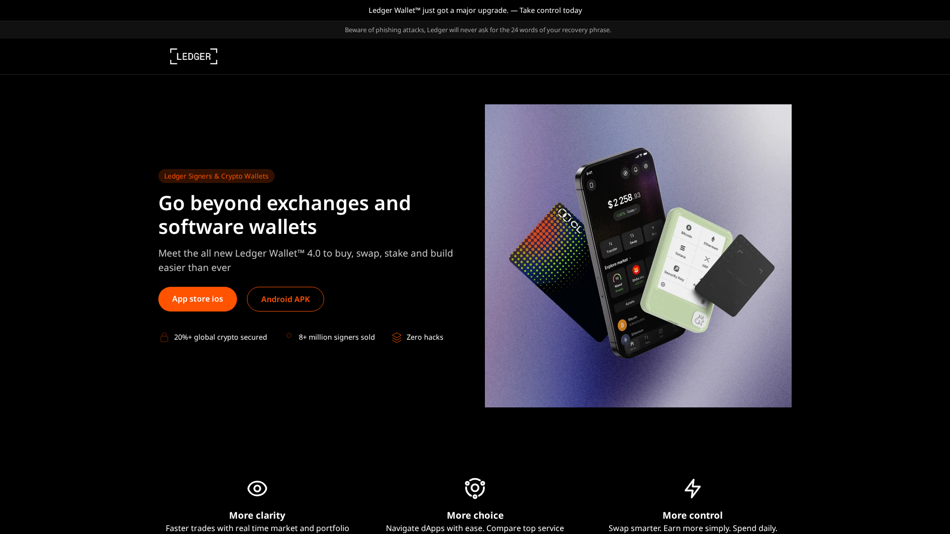 Screenshot of ledgersas.org