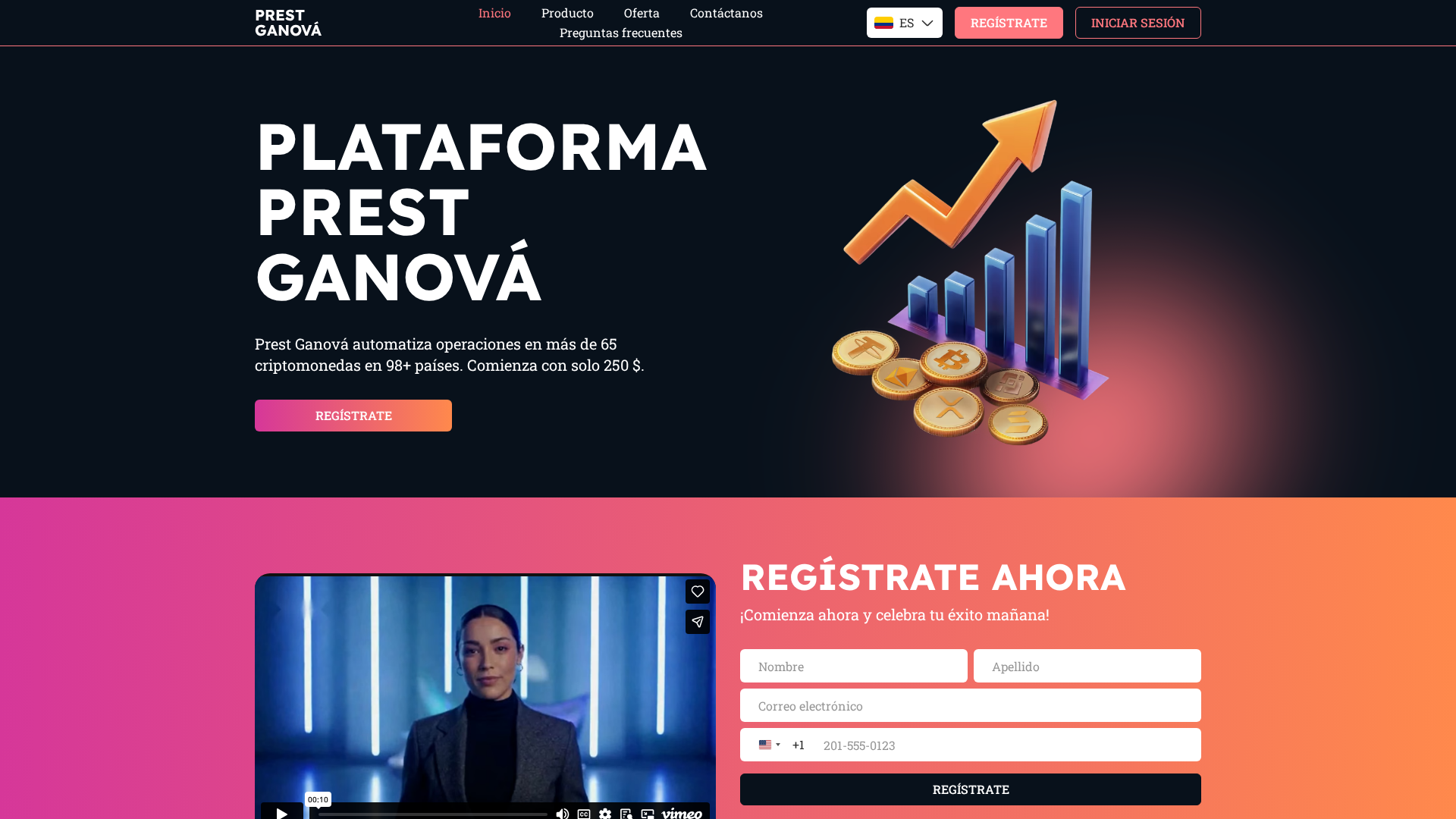 Screenshot of prest-ganova.com