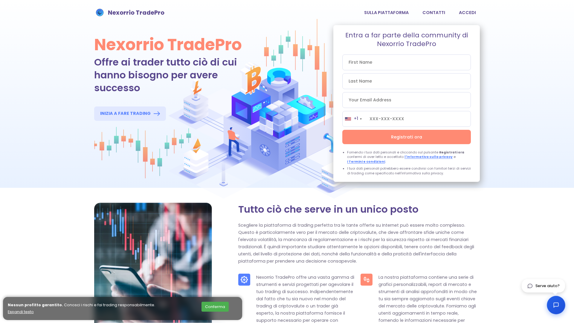 Screenshot of nexorriotradepro.net