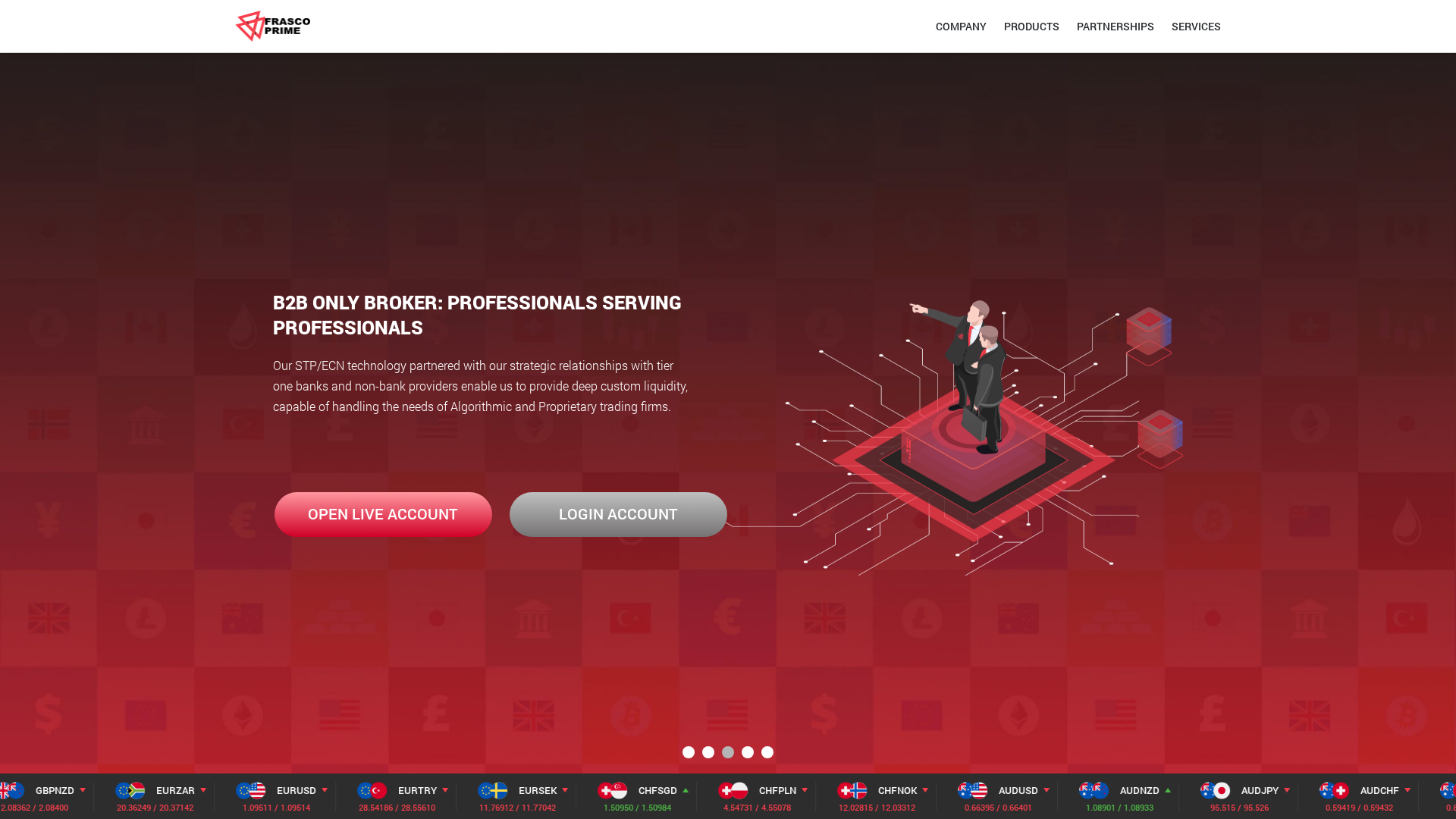 Screenshot of frascoprime.com