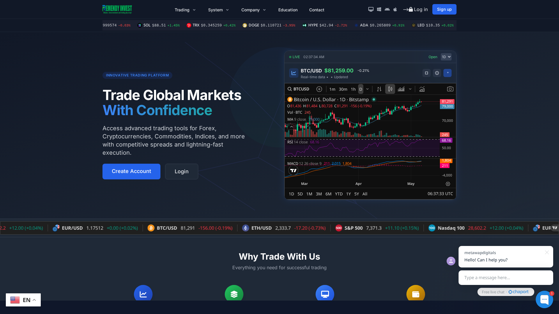 Screenshot of pocketoptionsinvestmentcompany.info