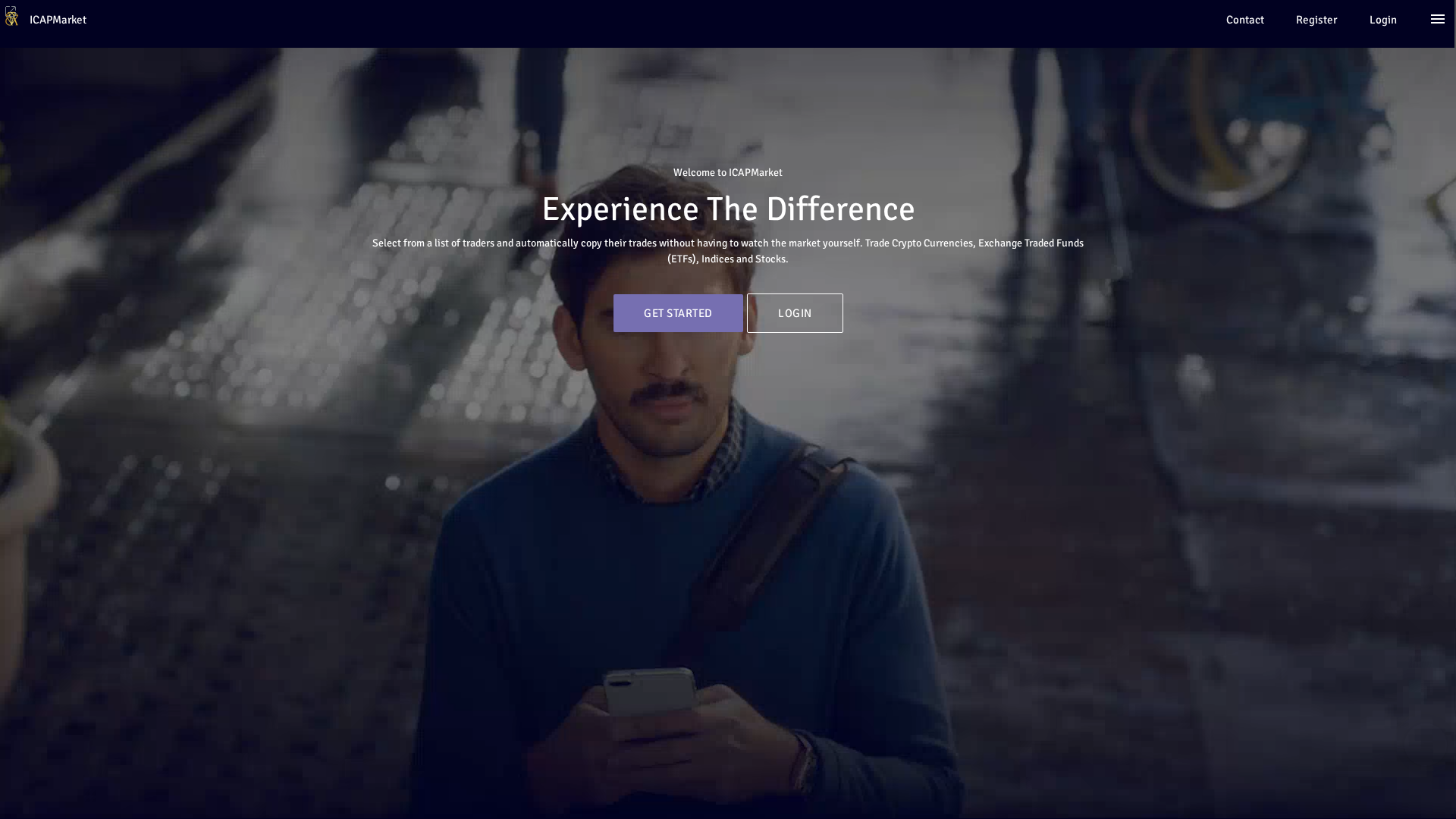 Screenshot of icapmarket.org
