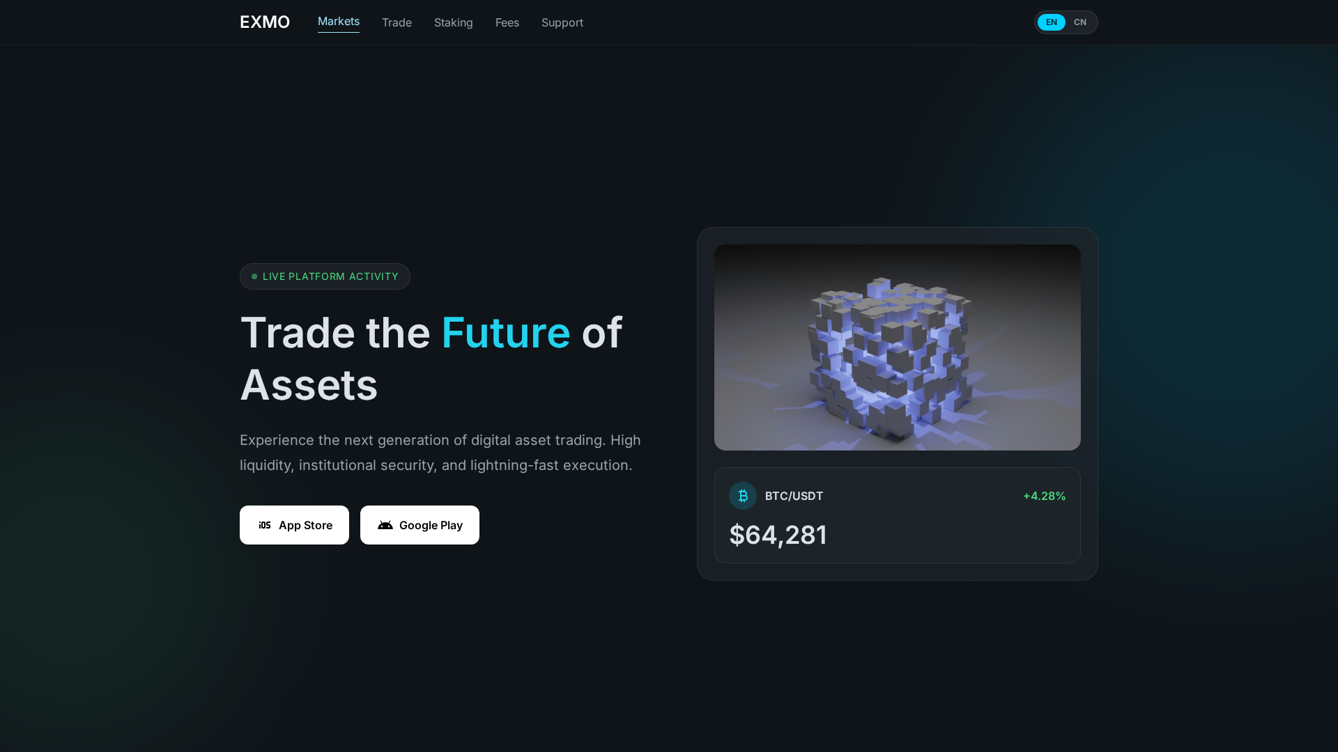 Screenshot of exmo-ssl.org