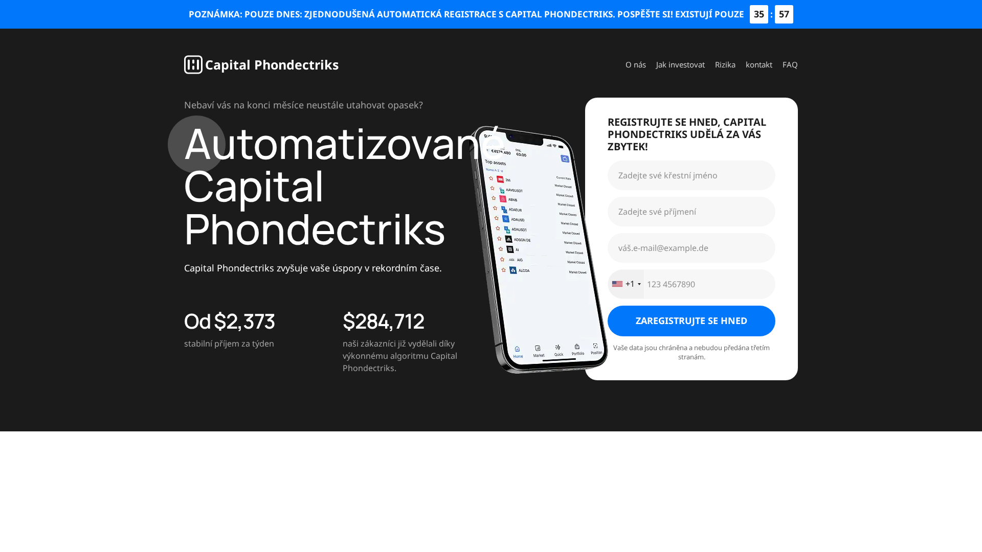 Screenshot of capitalphondectriks.net