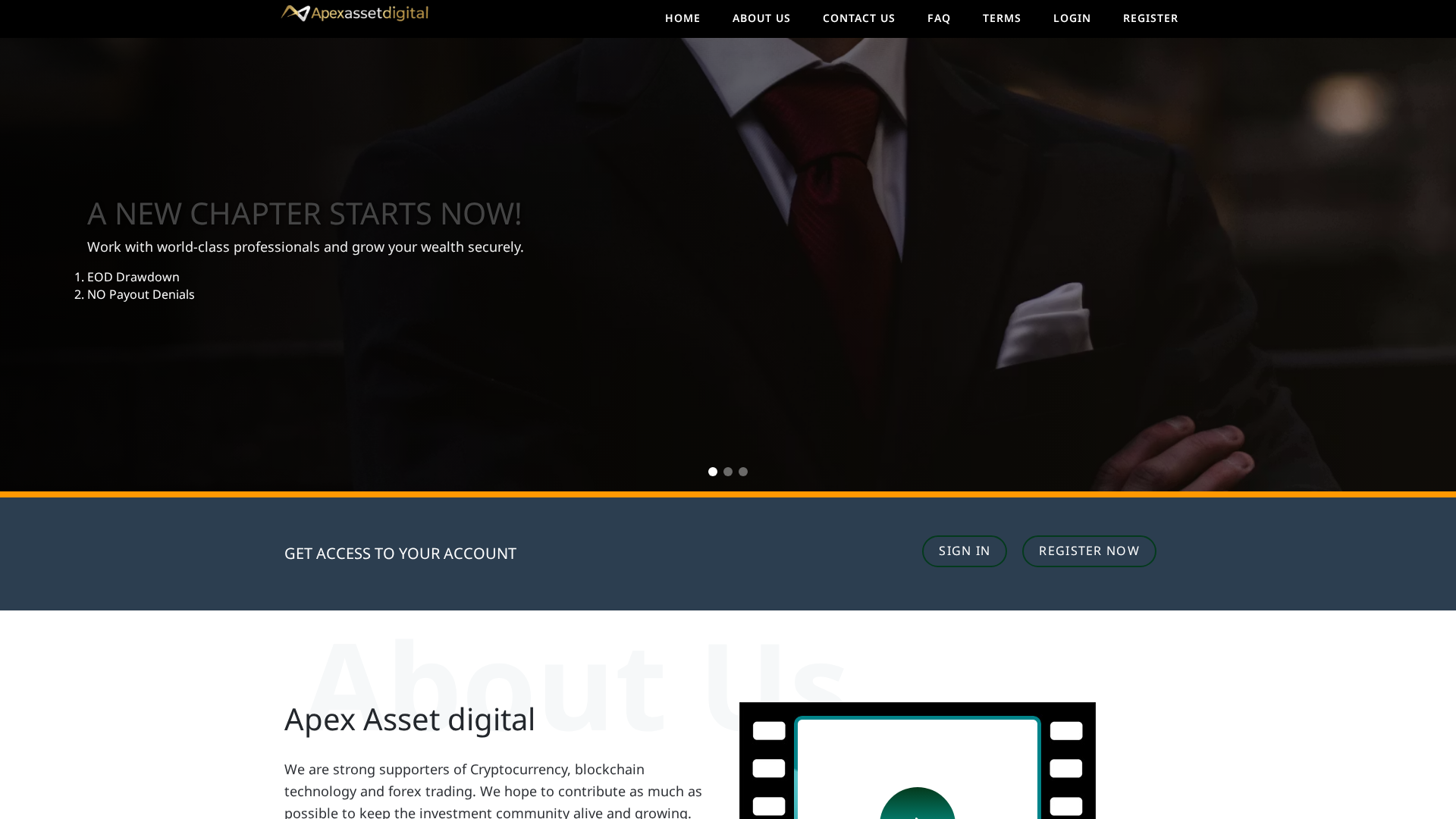 Screenshot of apexassetdigital.com