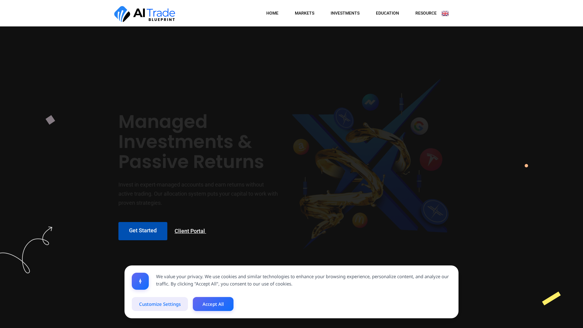 Screenshot of aitradeblueprintltd.com