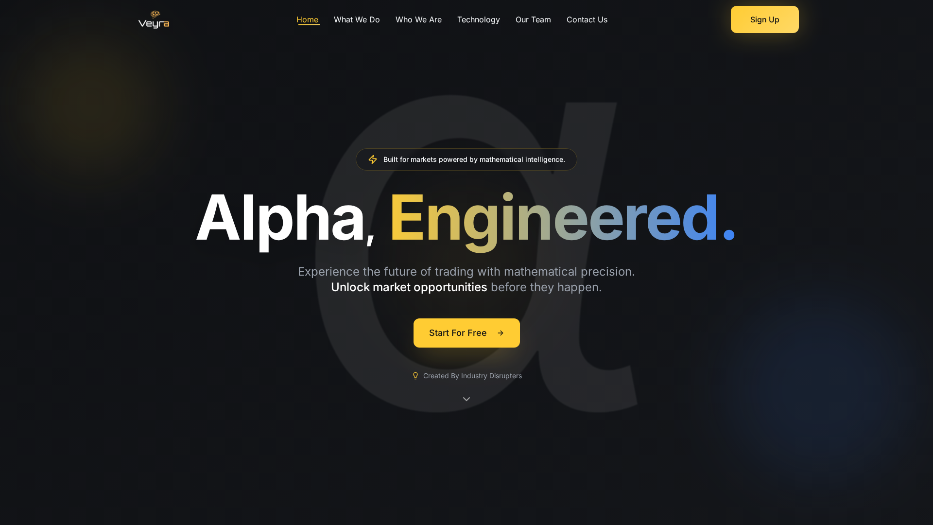 Screenshot of veyraholdings.ai