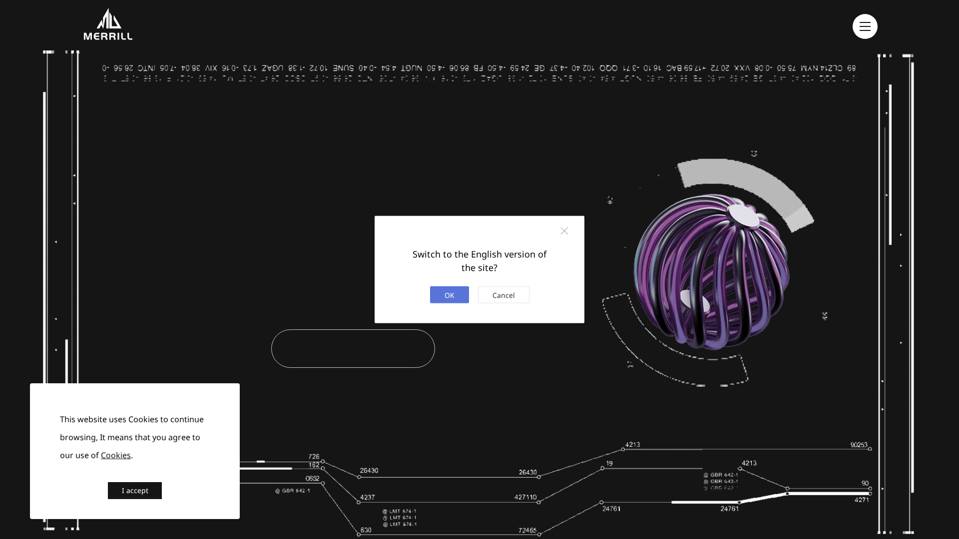 Screenshot of merrillexml.com