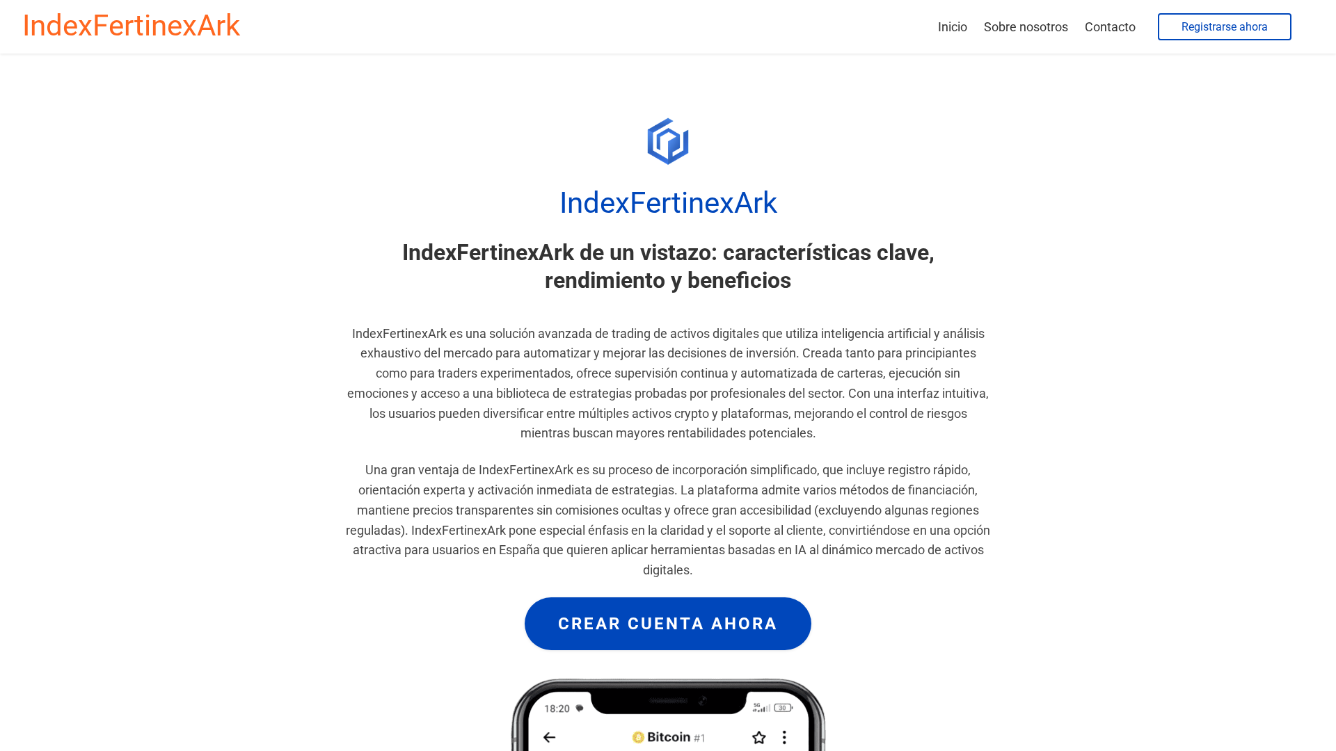 Screenshot of indexfertinexark-ai.com