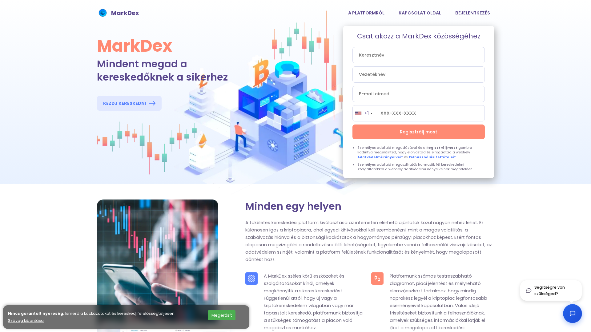 Screenshot of markdexai.com