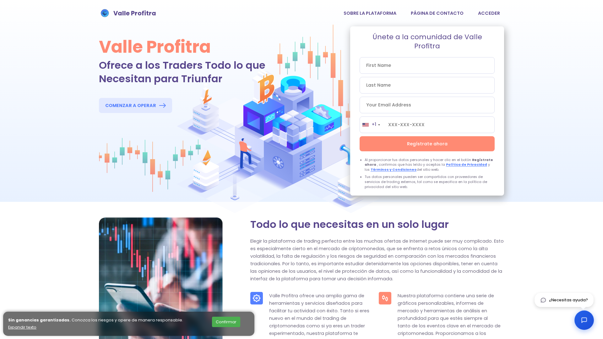 Screenshot of valleprofitraai.com