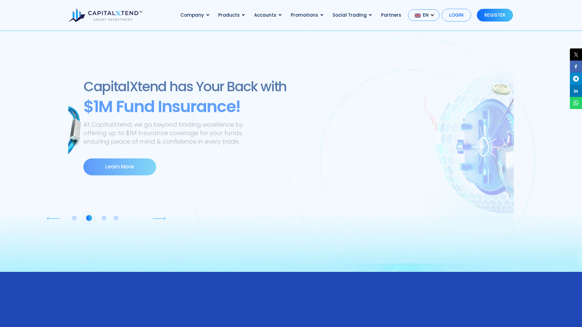 Screenshot of capitalxtendvn.com