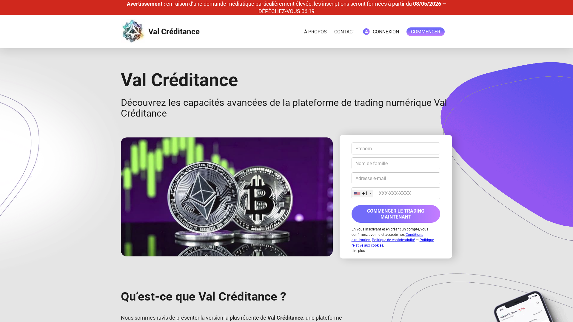 Screenshot of valcreditance-ai.com