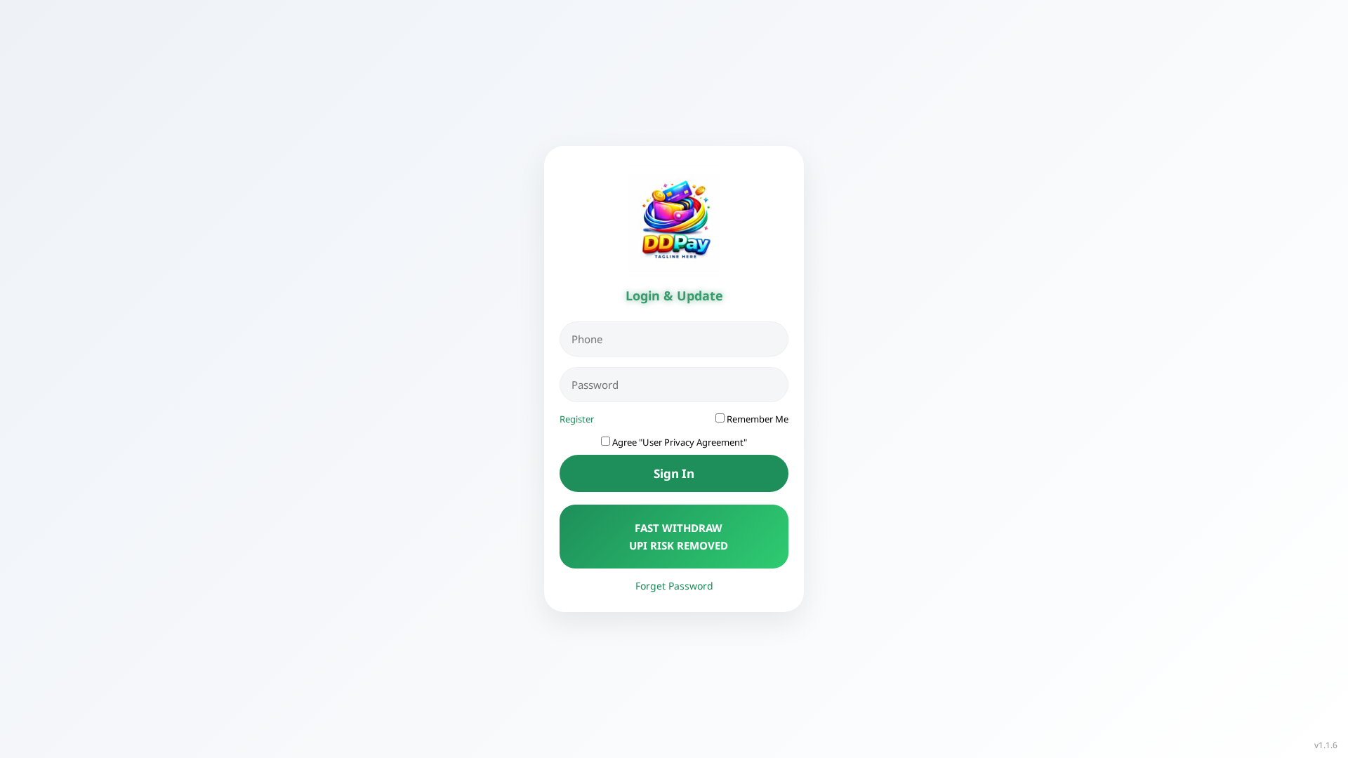 Screenshot of ddpay.cloud