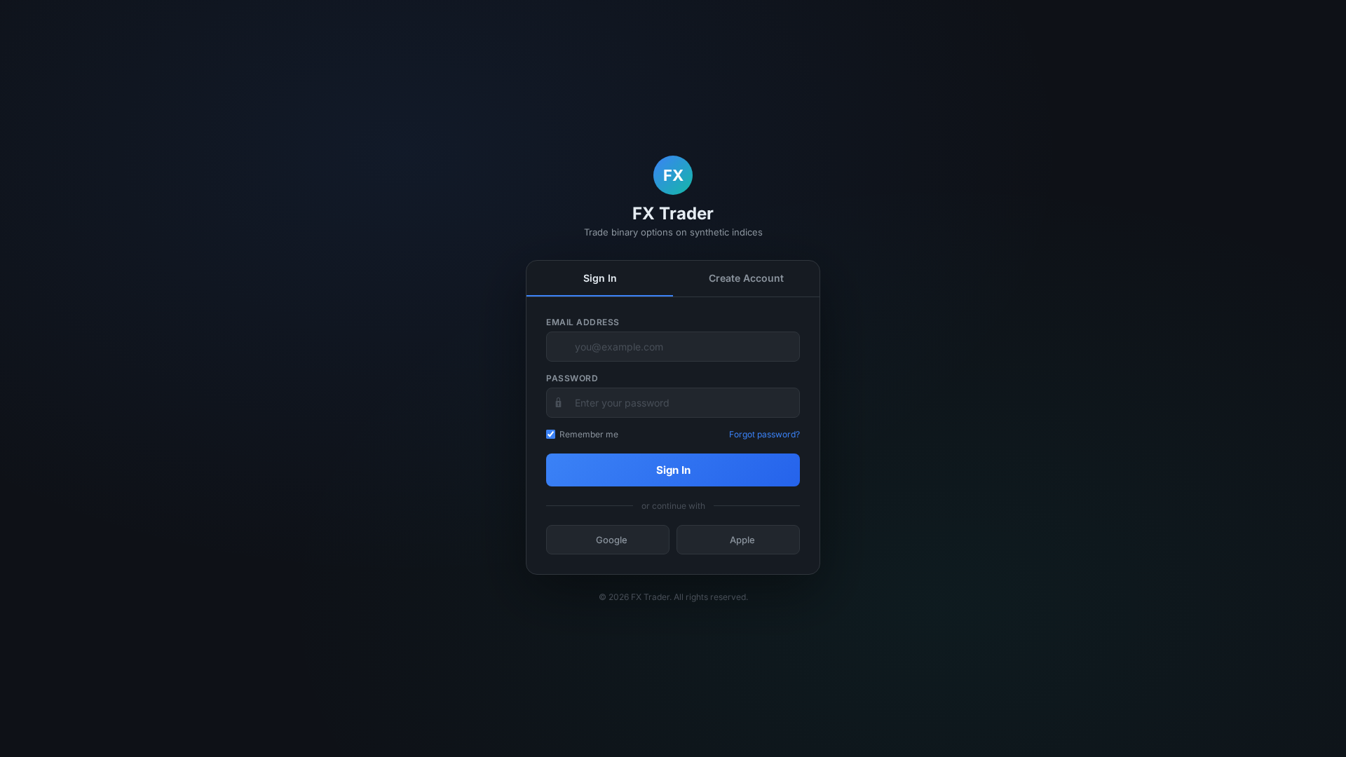 Screenshot of optionflex.ke