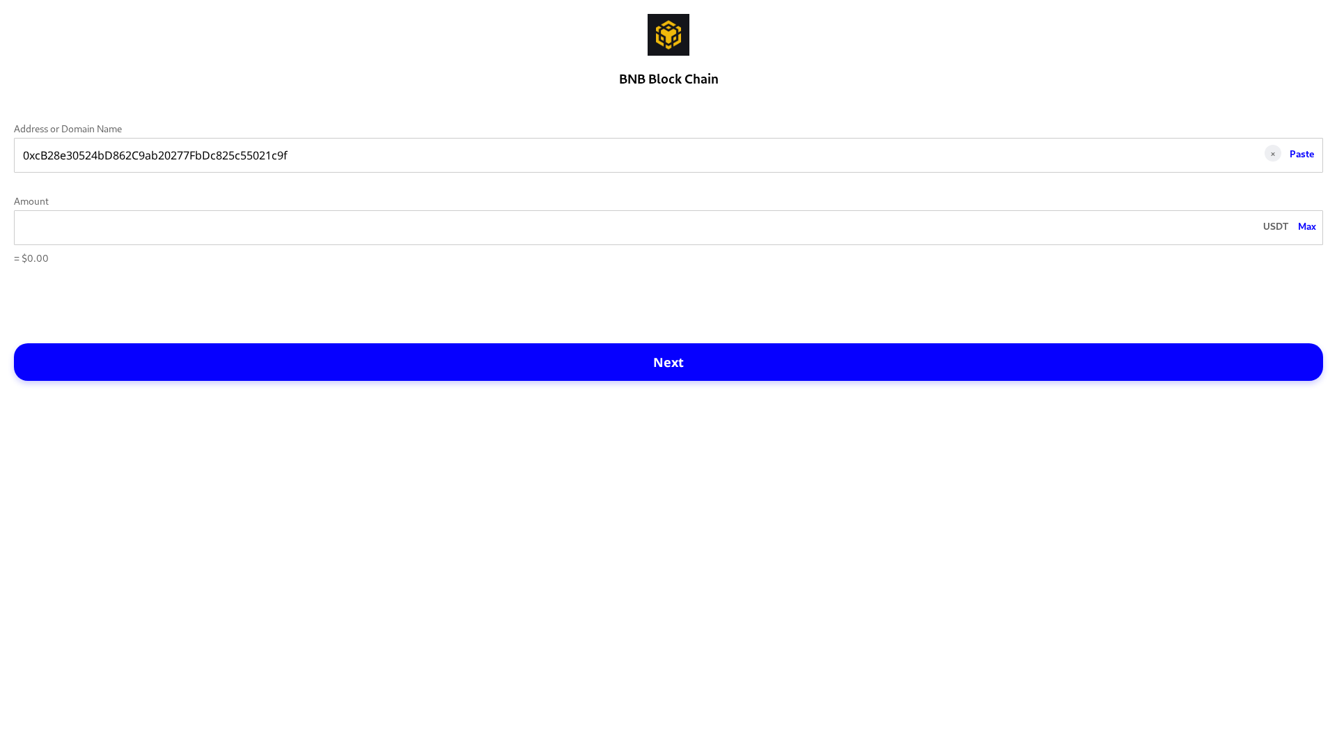 Screenshot of verifybnbchain.com