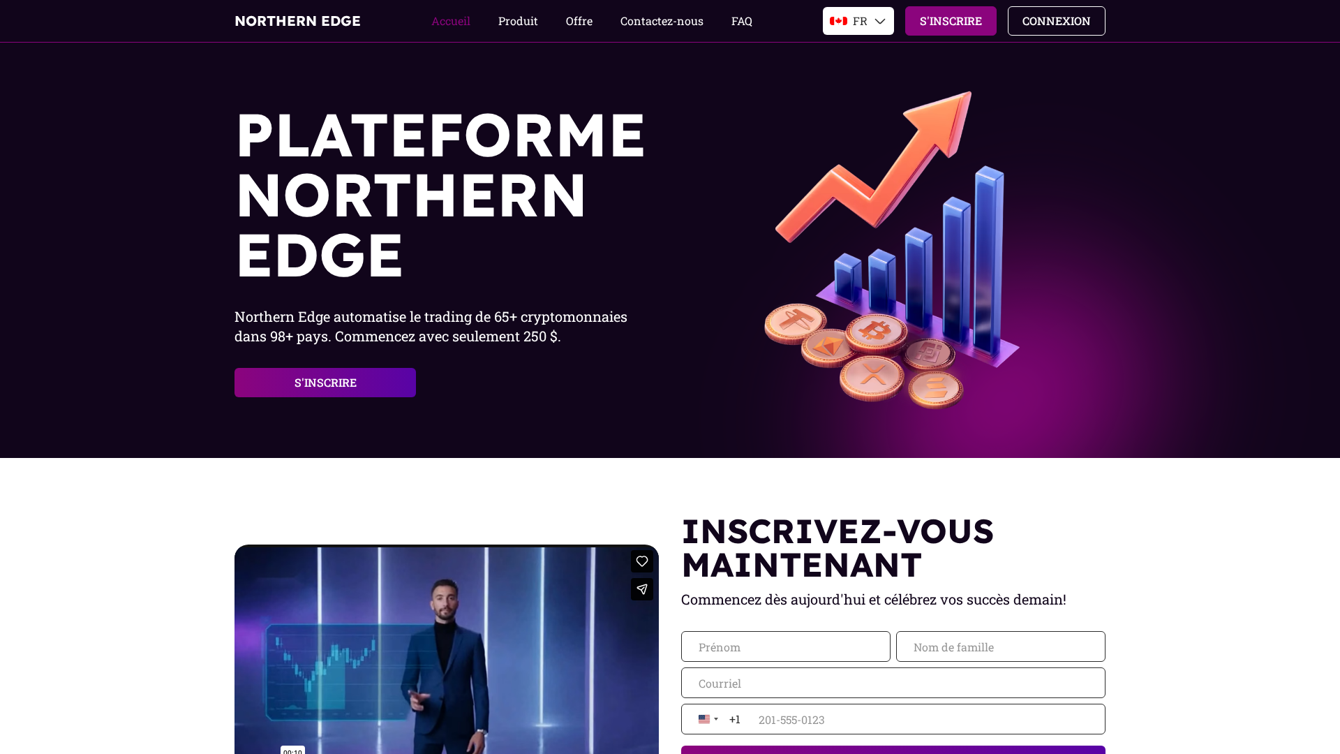 Screenshot of northern-edge.org