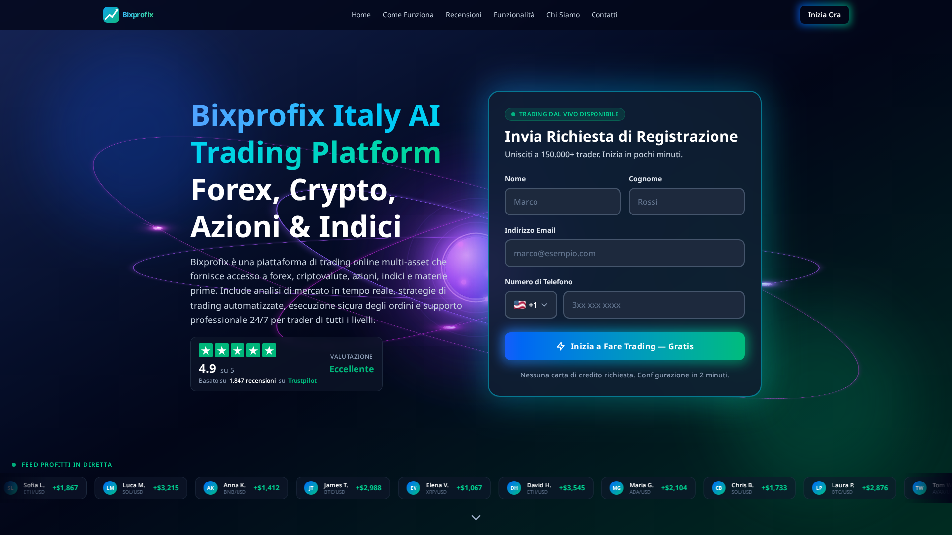 Screenshot of bixprofix-official.it