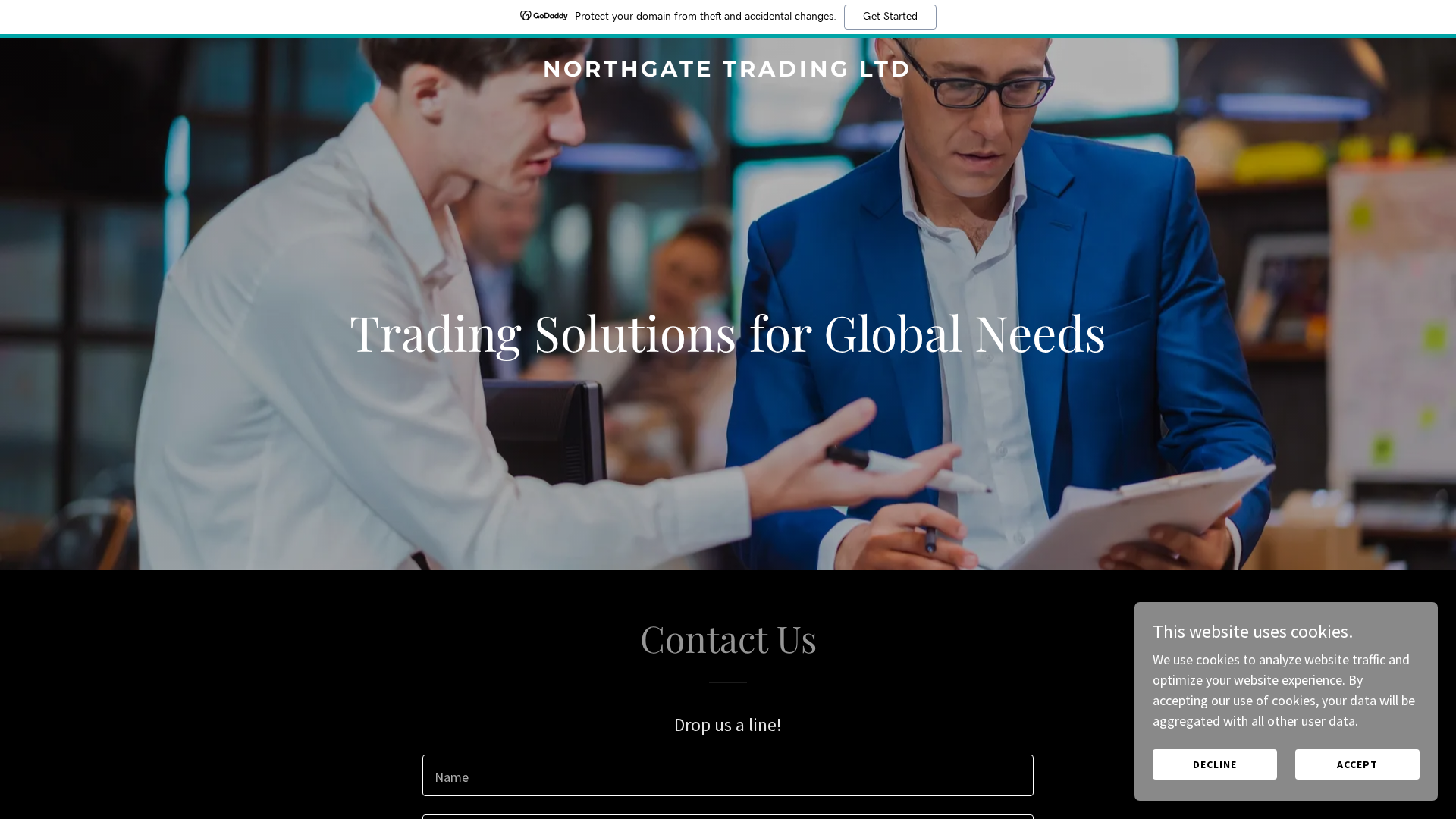 Screenshot of northgate-trading.com