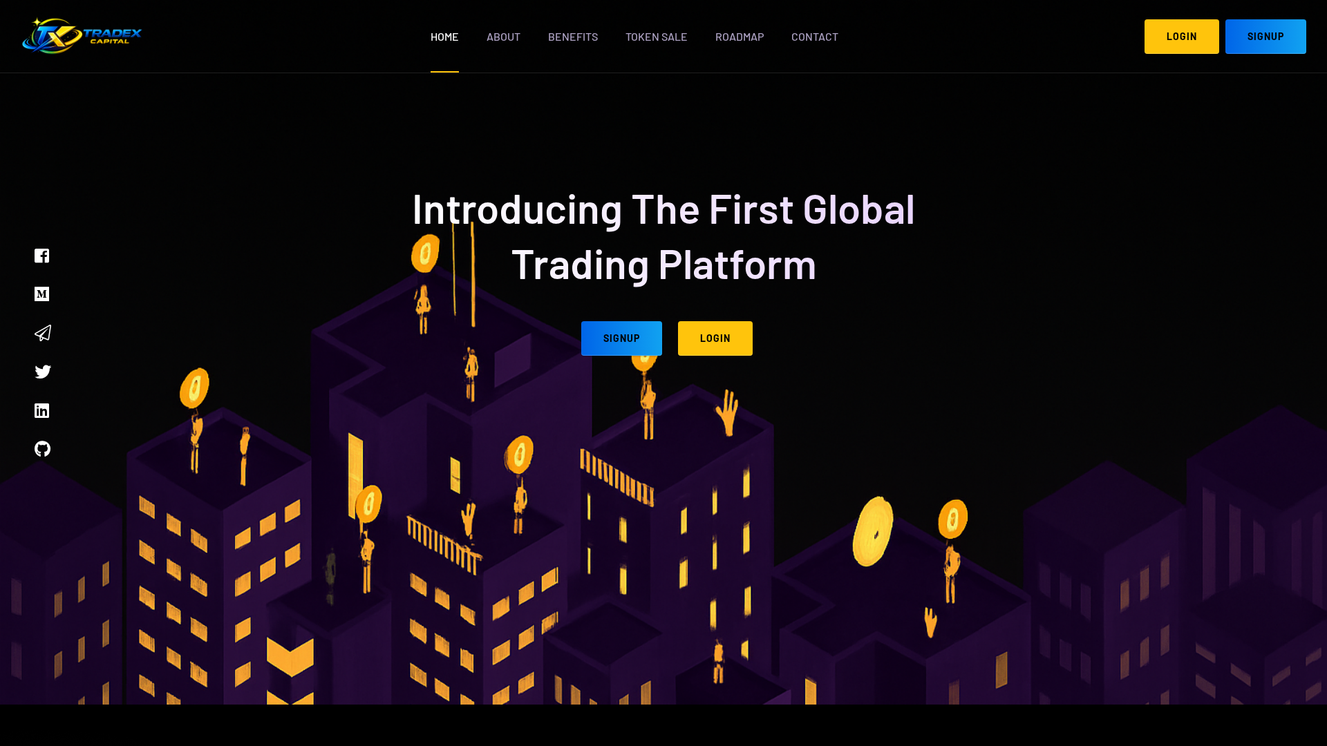 Screenshot of tradexcapitallimited.com