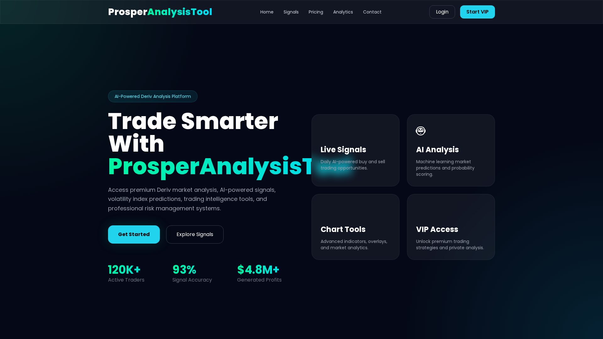 Screenshot of prosperanalysistool.site