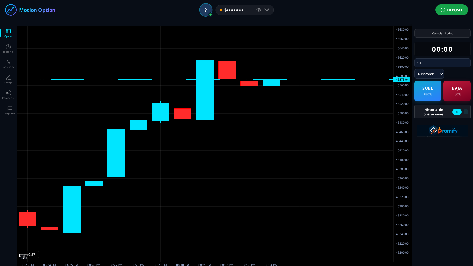 Screenshot of motionoption.online