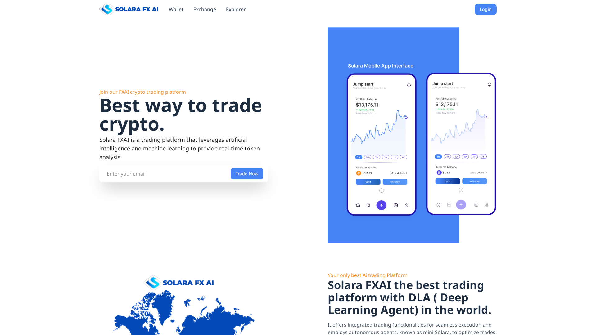 Screenshot of solarafxai.com