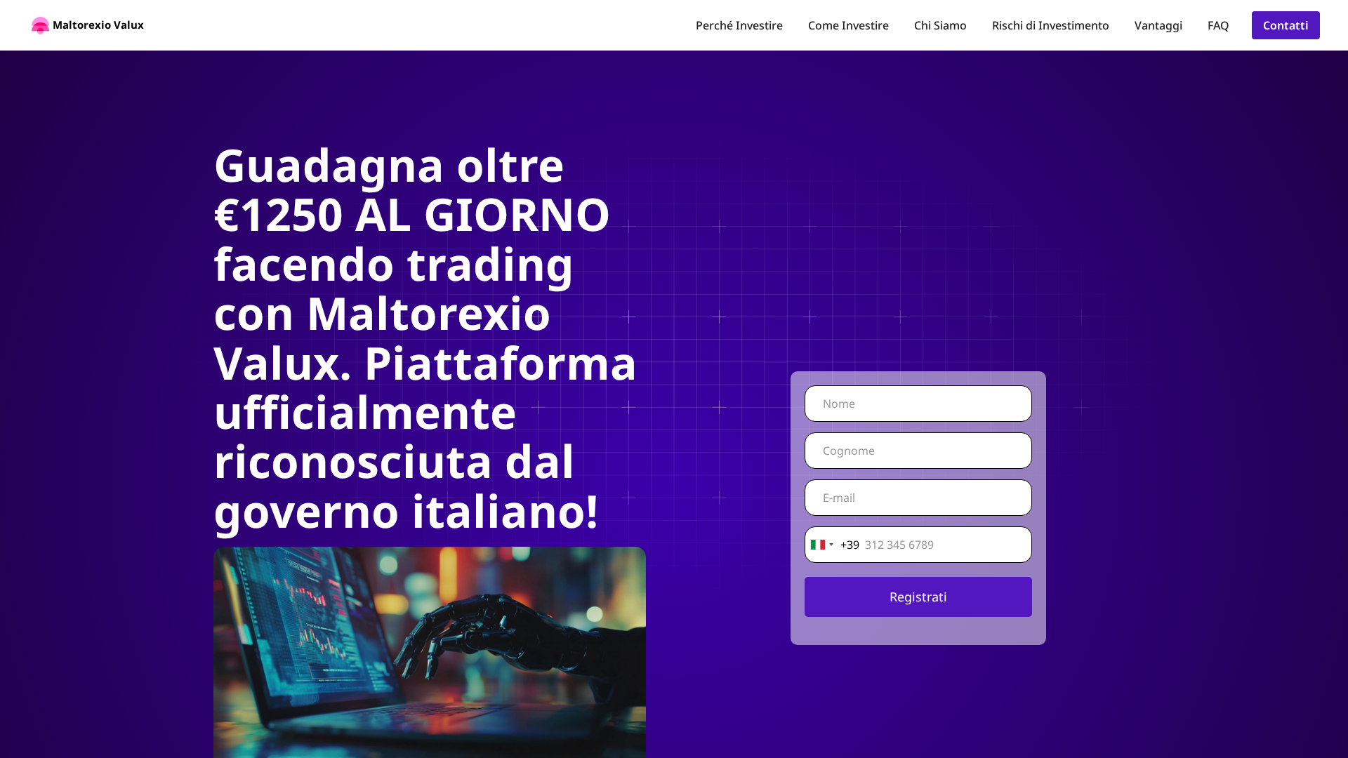 Screenshot of maltorexio-valux.info