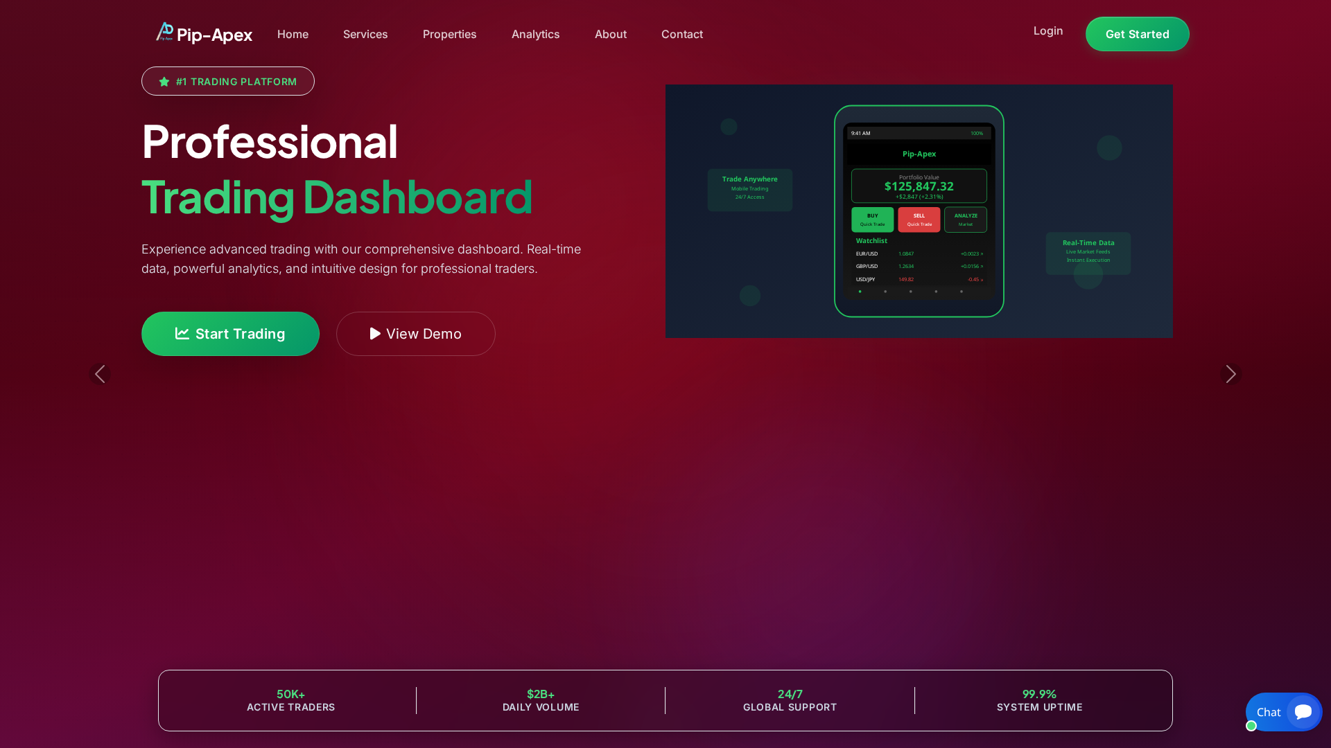 Screenshot of pip-apex.online