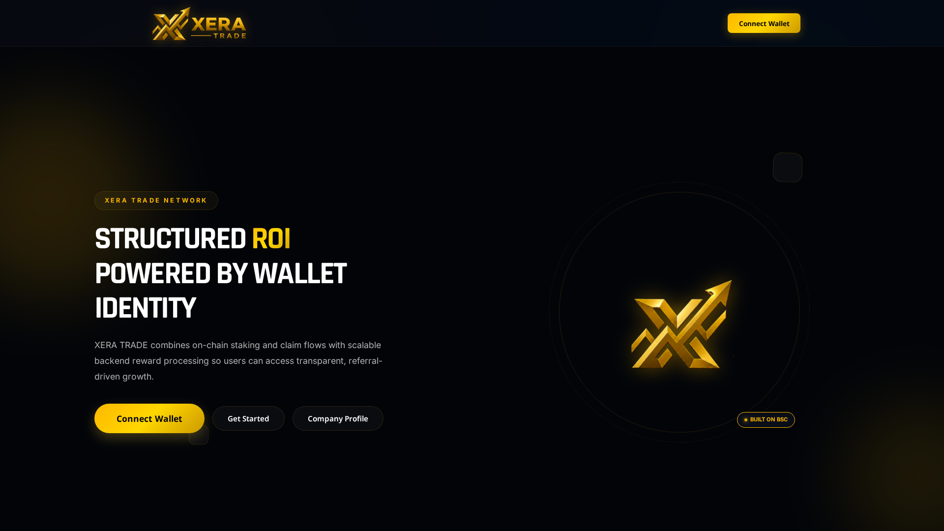 Screenshot of xeratrade.com