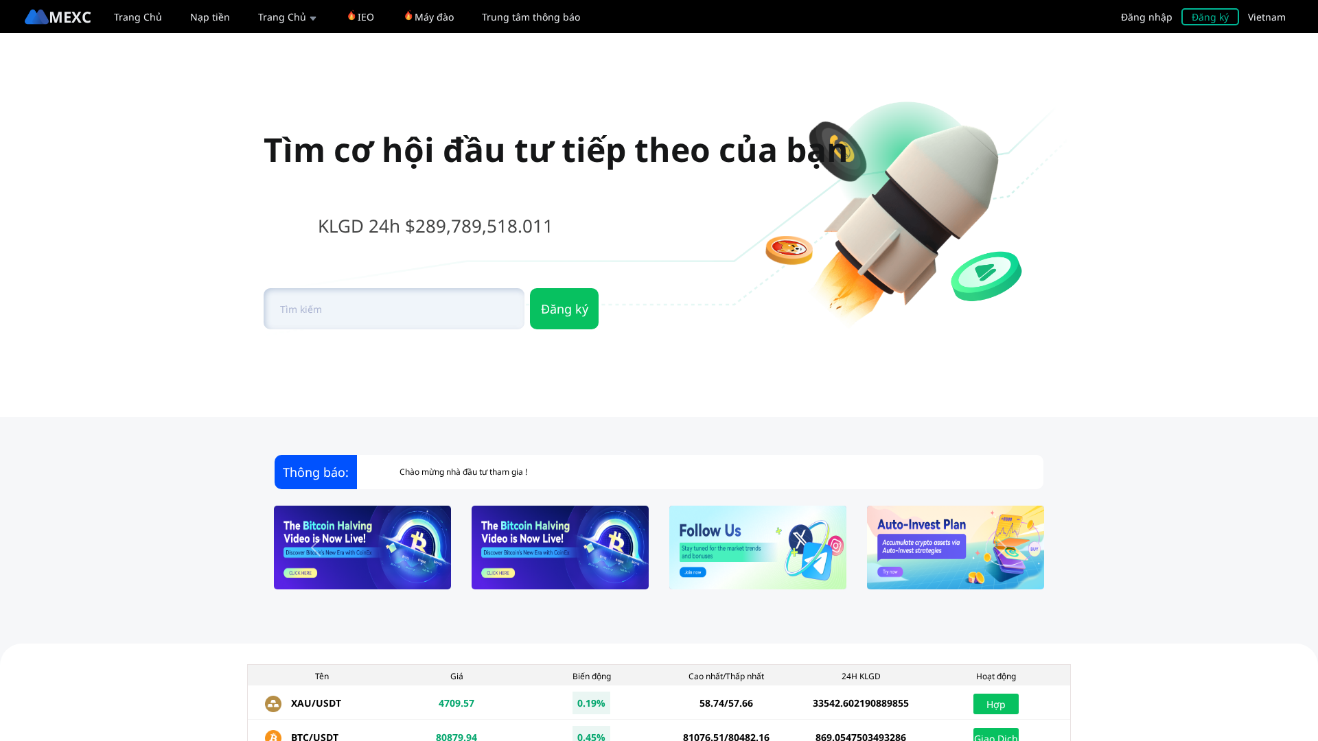 Screenshot of golddelivery.now