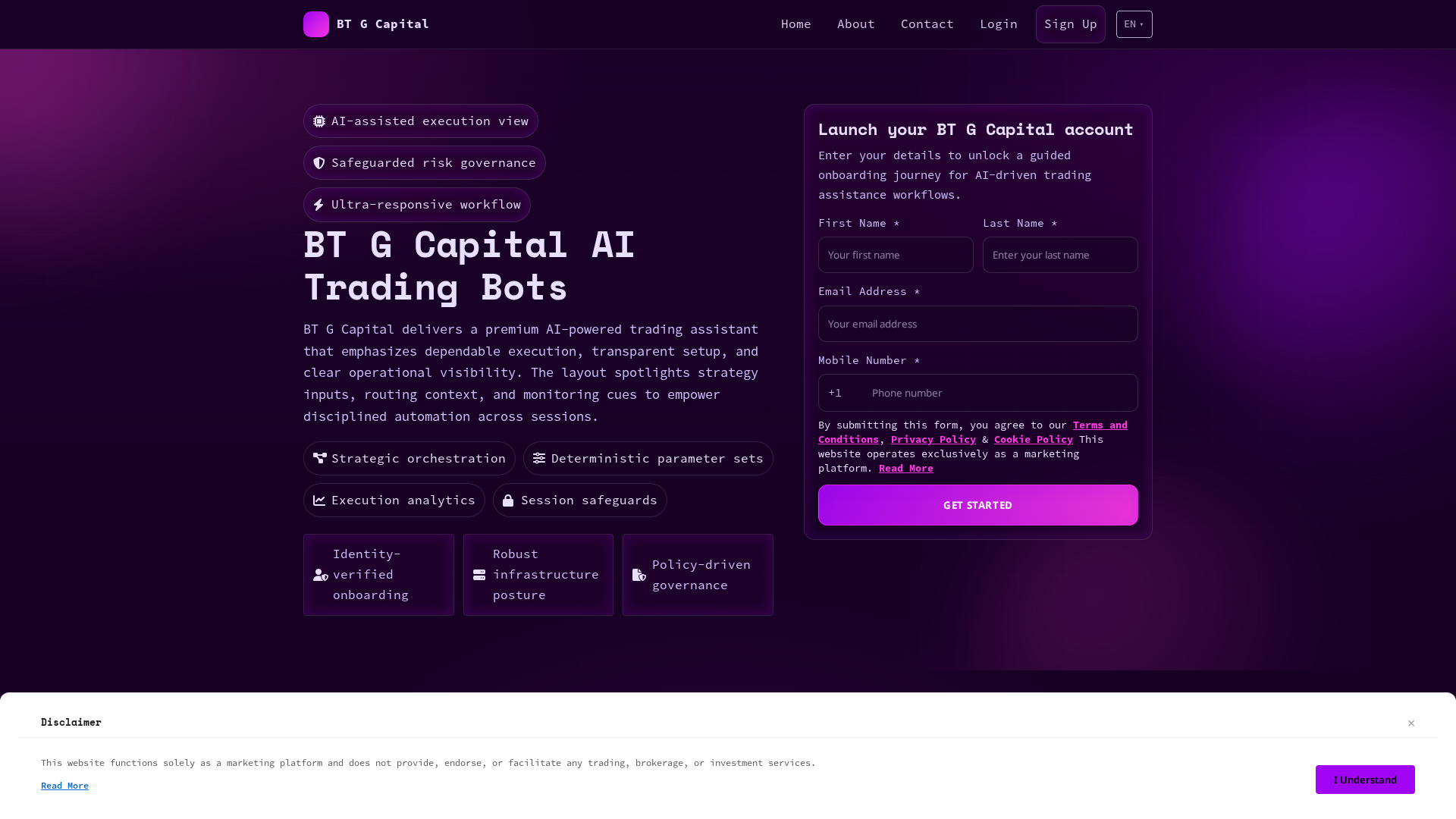 Screenshot of btgcapital.click