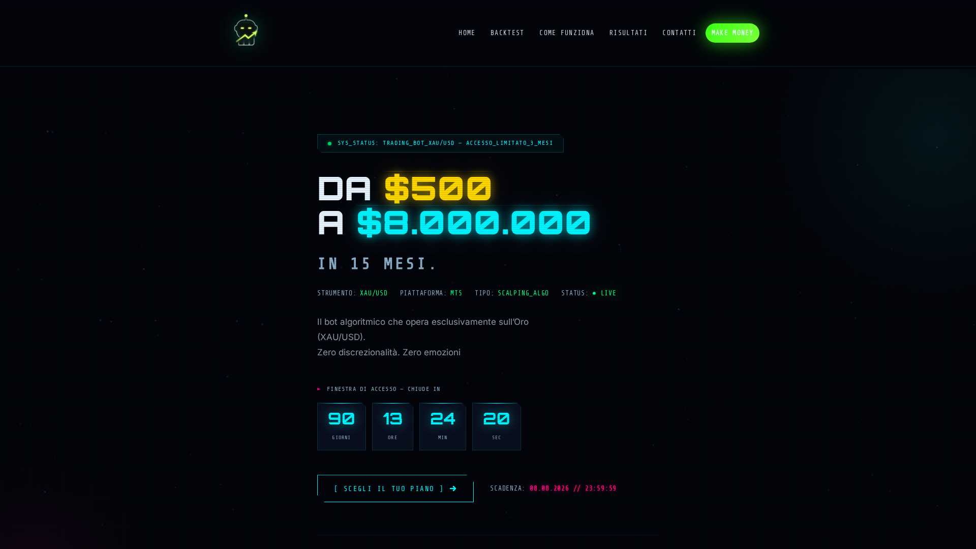 Screenshot of terminatorgoldea.cloud