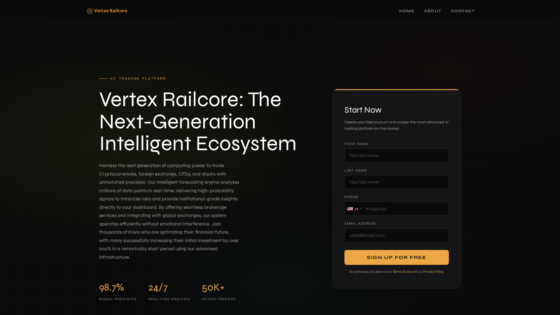 Screenshot of vertex-railcore-ai.com