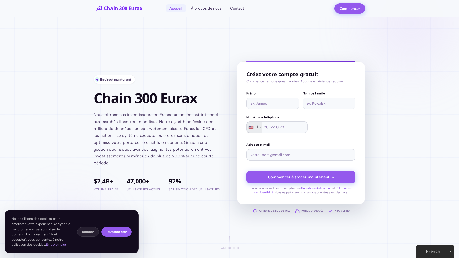Screenshot of chain300eurax.org