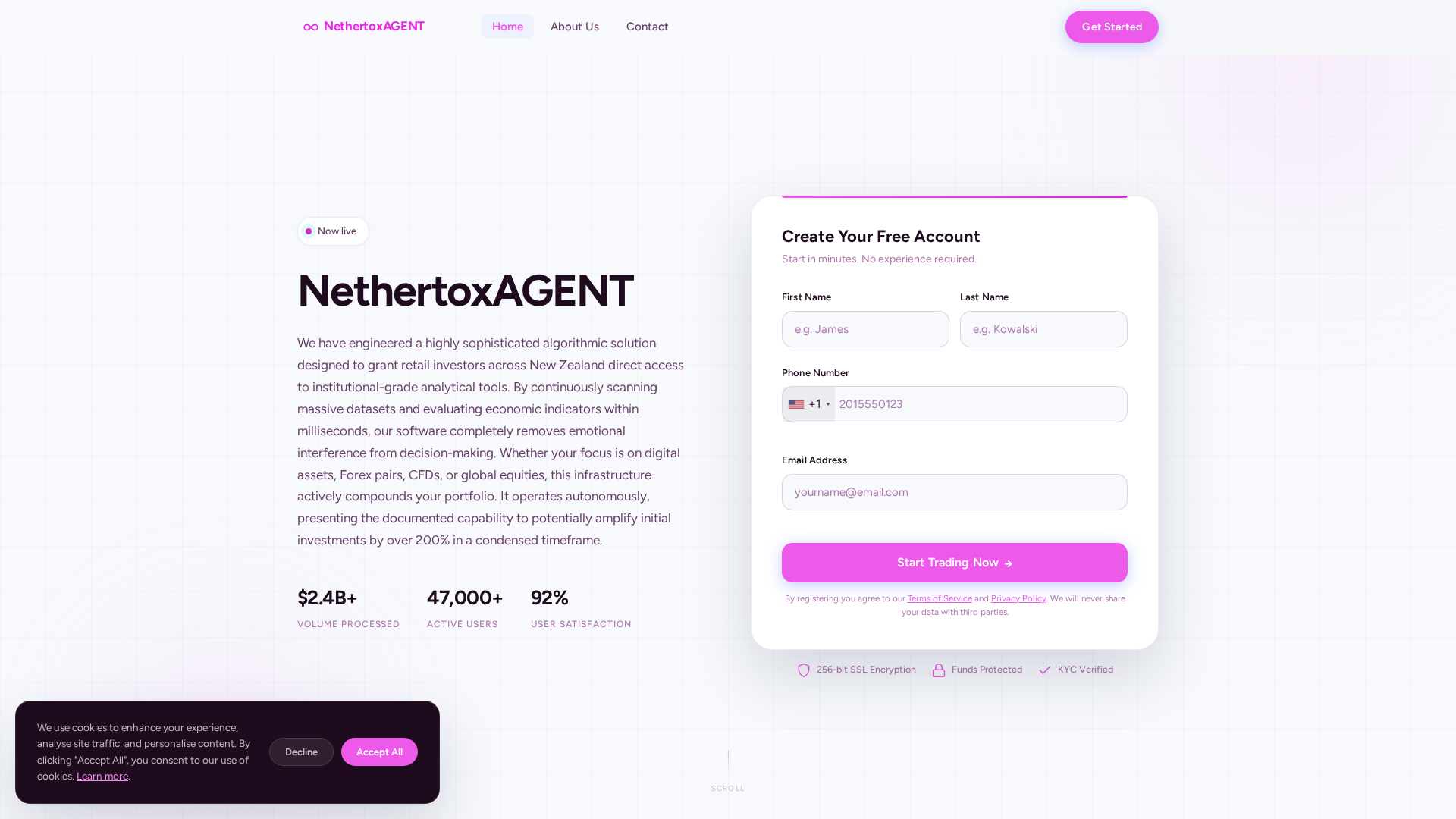 Screenshot of nethertoxagentai.com