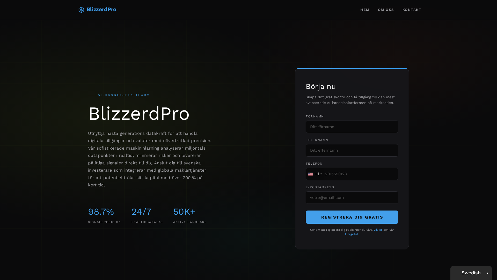 Screenshot of blizzerdprocrypto.com