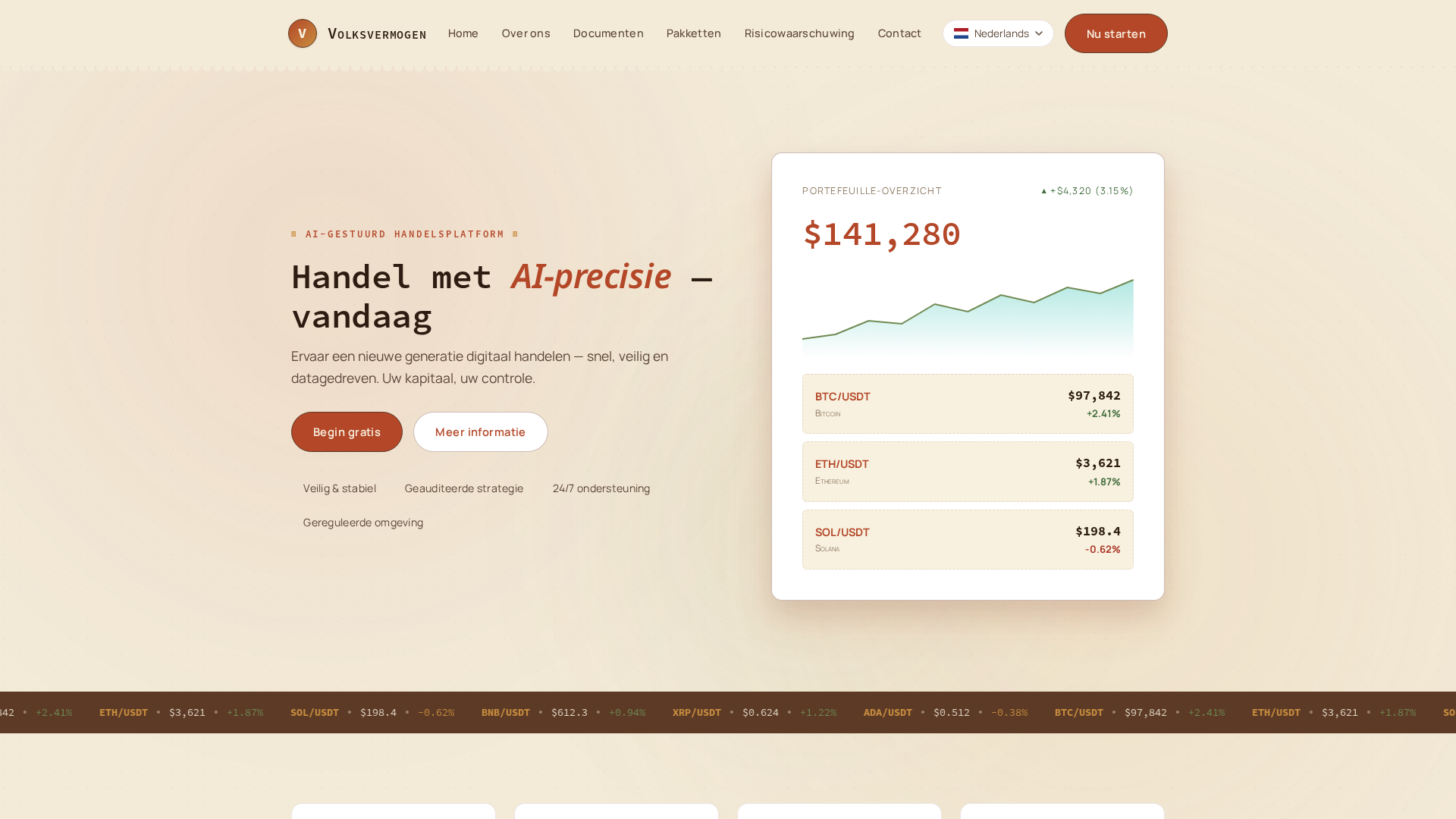 Screenshot of volksvermogen-netherlands.com