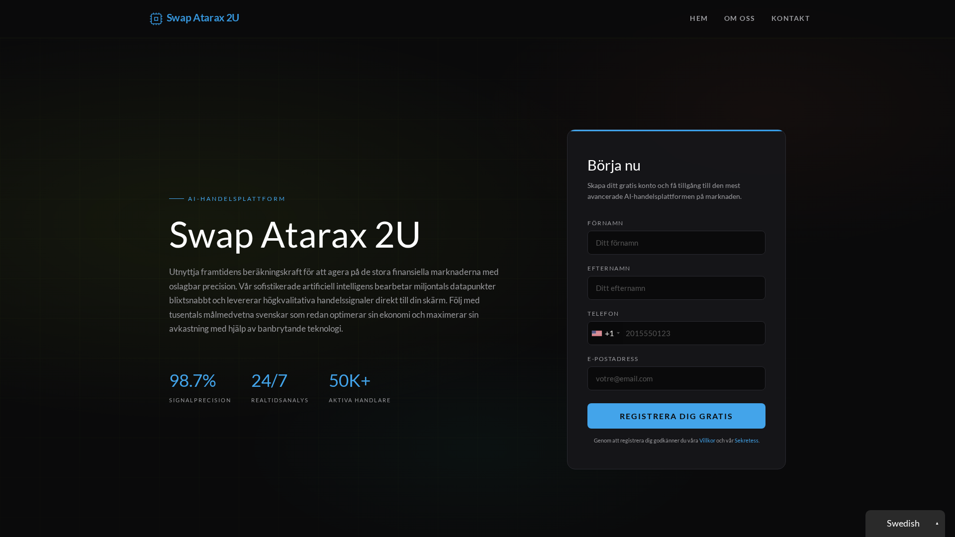 Screenshot of swapatarax2uai.com
